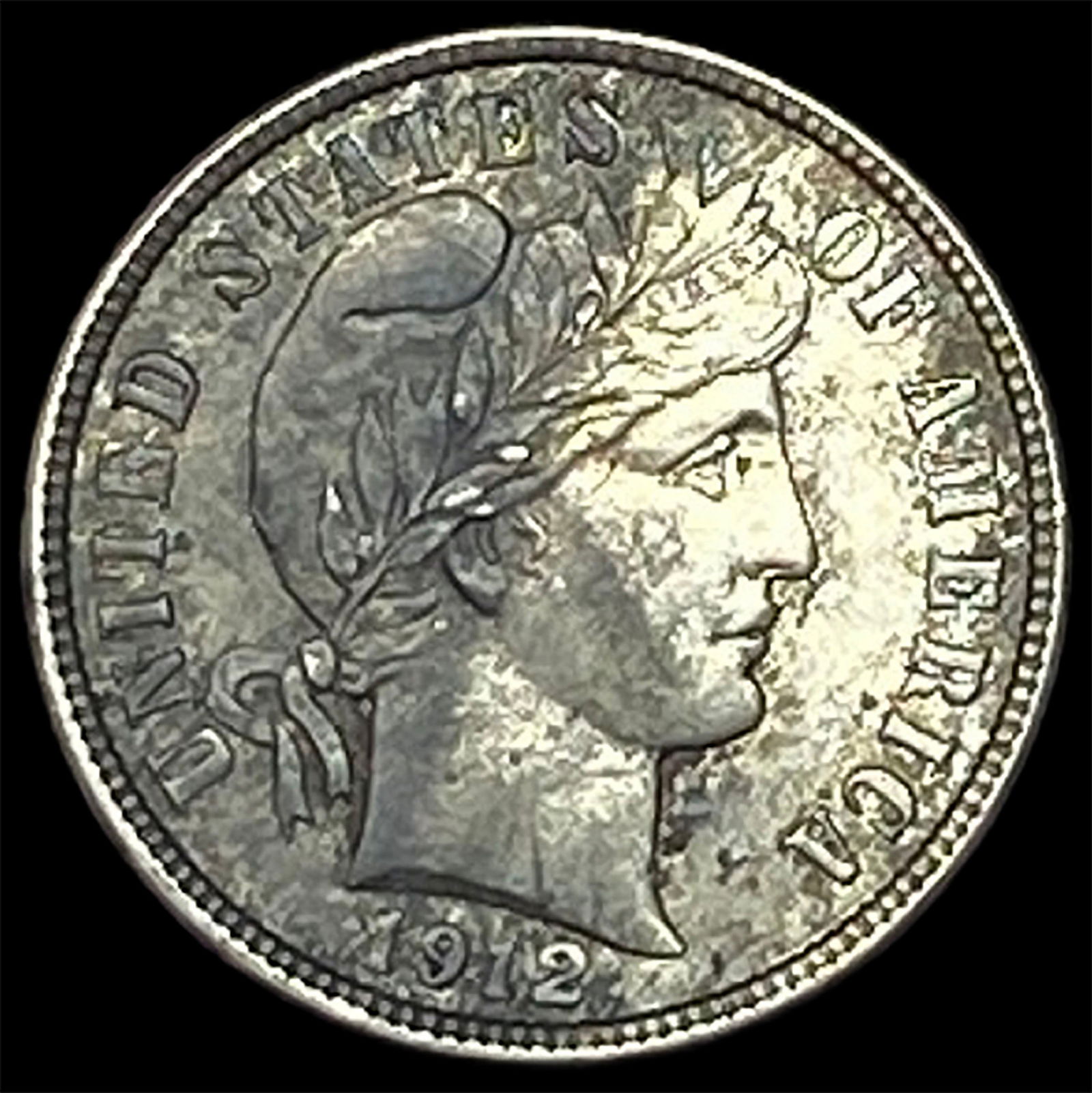 1912 Barber Dime UNCIRCULATED: 1912 Barber Dime UNCIRCULATED