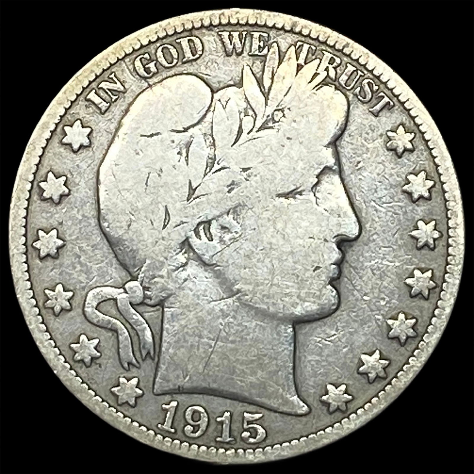 1915 Barber Half Dollar NICELY CIRCULATED (1 of 2)