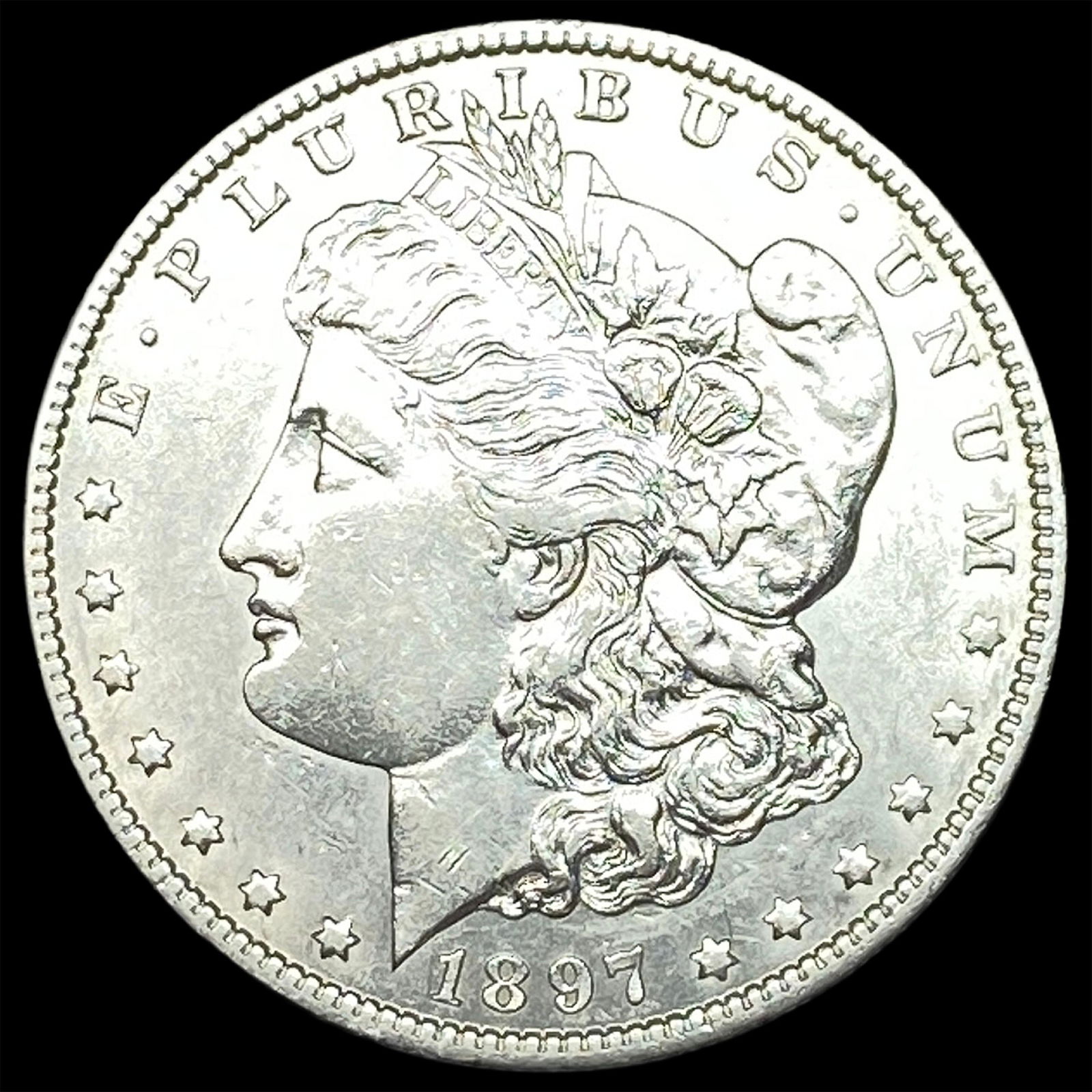 1897 Silver Morgan Dollar CLOSELY UNCIRCULATED: 1897 Silver Morgan Dollar CLOSELY UNCIRCULATED