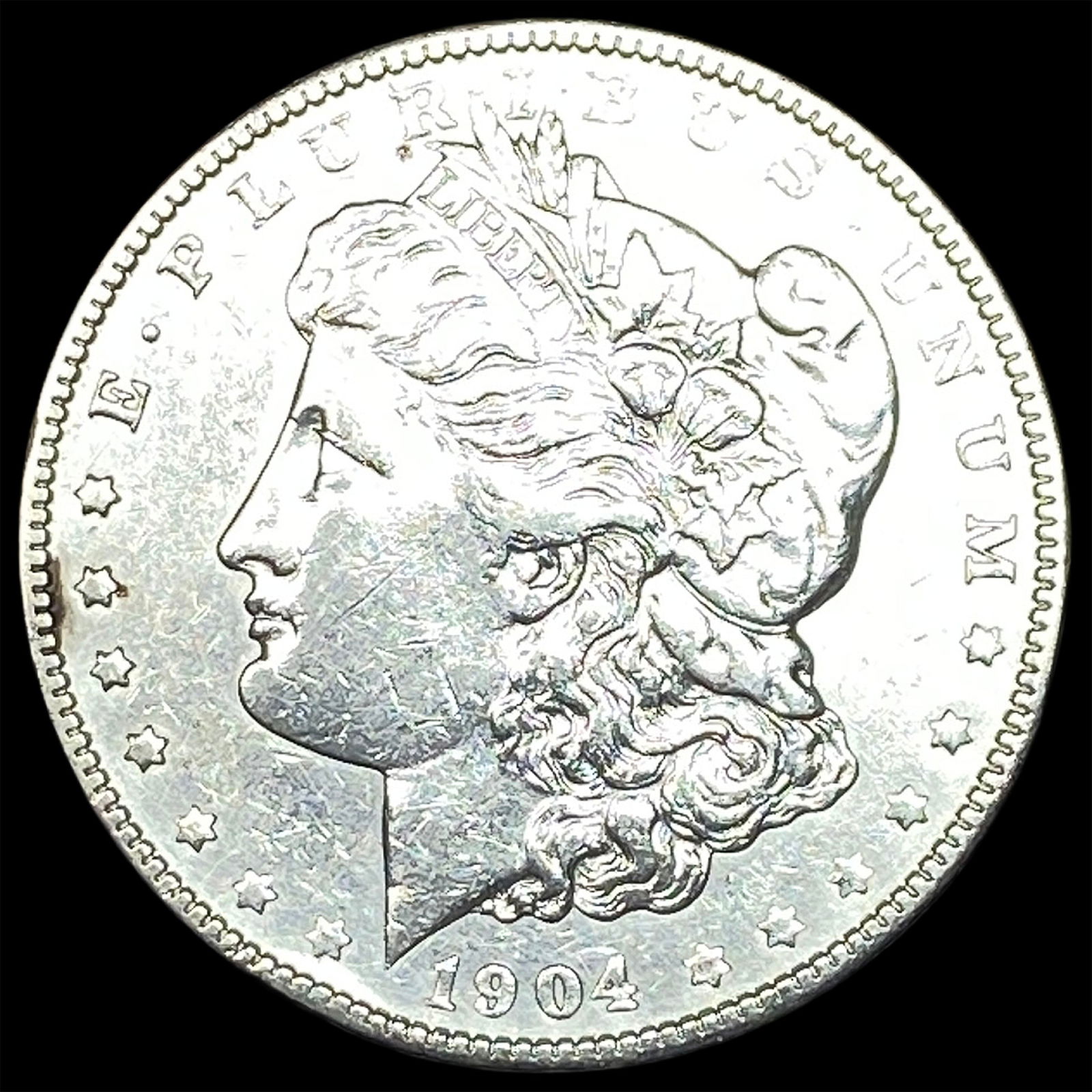 1904-O Silver Morgan Dollar CLOSELY UNCIRCULATED: 1904-O Silver Morgan Dollar CLOSELY UNCIRCULATED