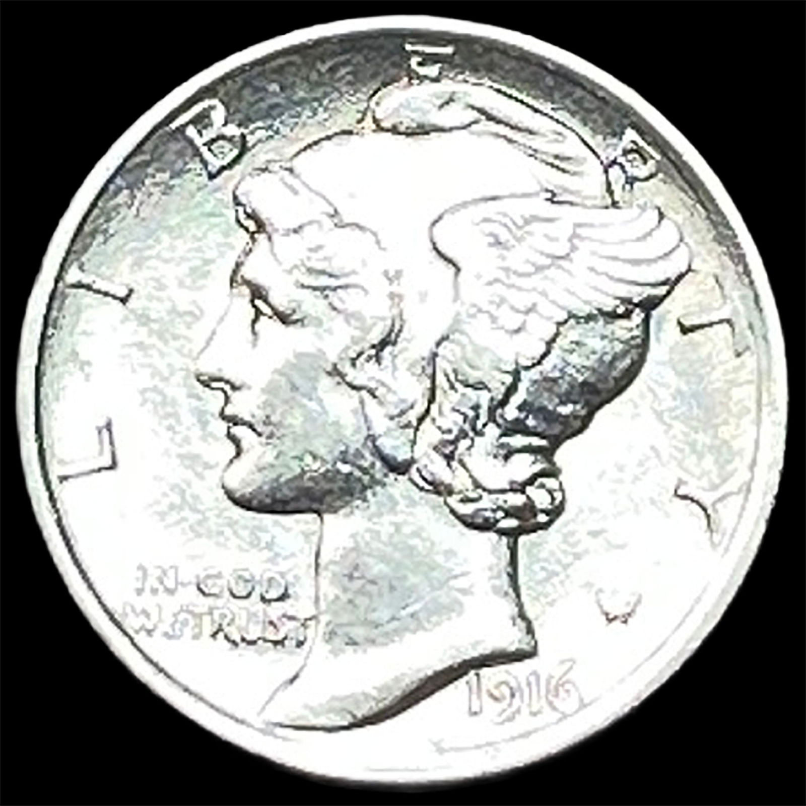 1916 Mercury Dime UNCIRCULATED: 1916 Mercury Dime UNCIRCULATED