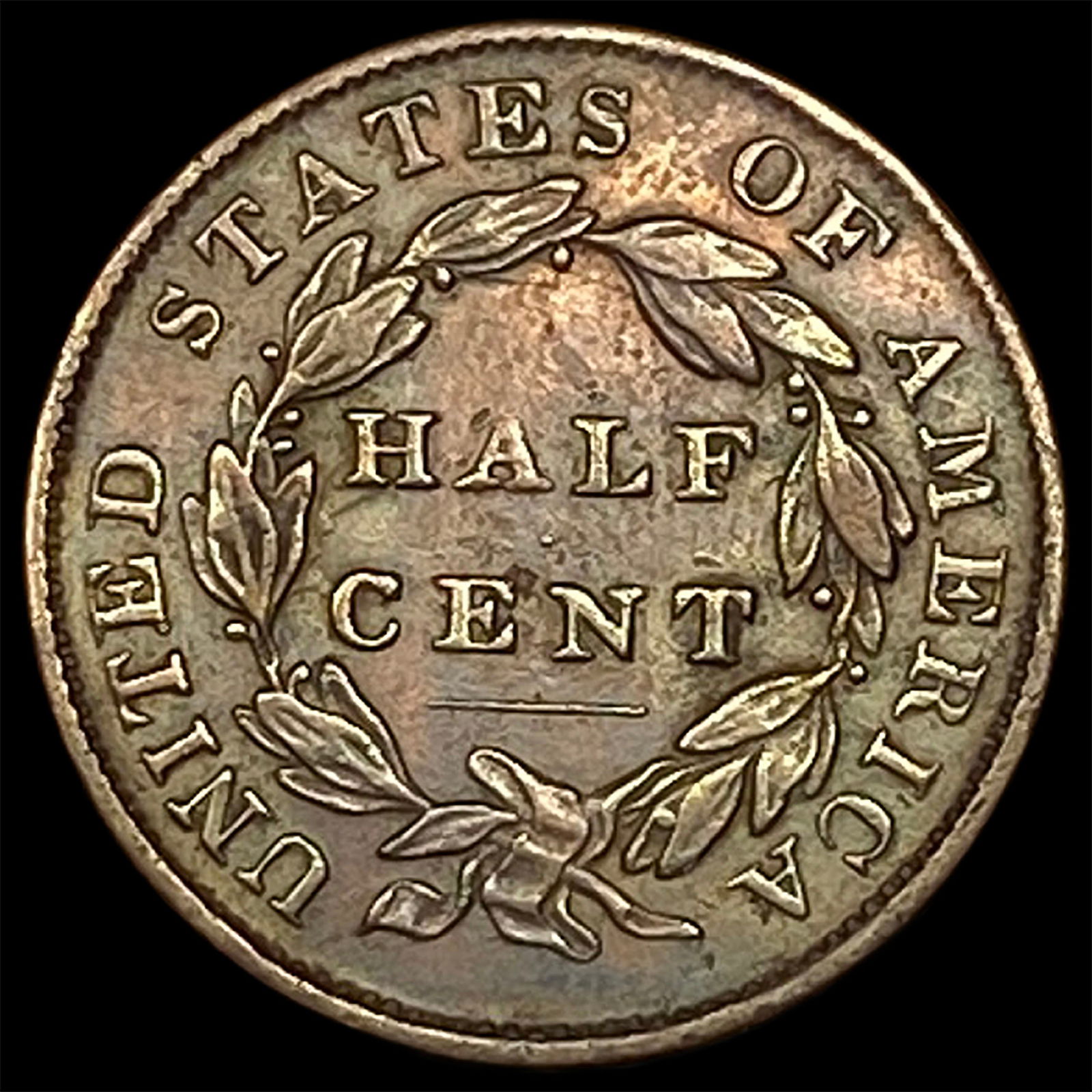 1834 Copper Half Cent CLOSELY UNCIRCULATED - 2