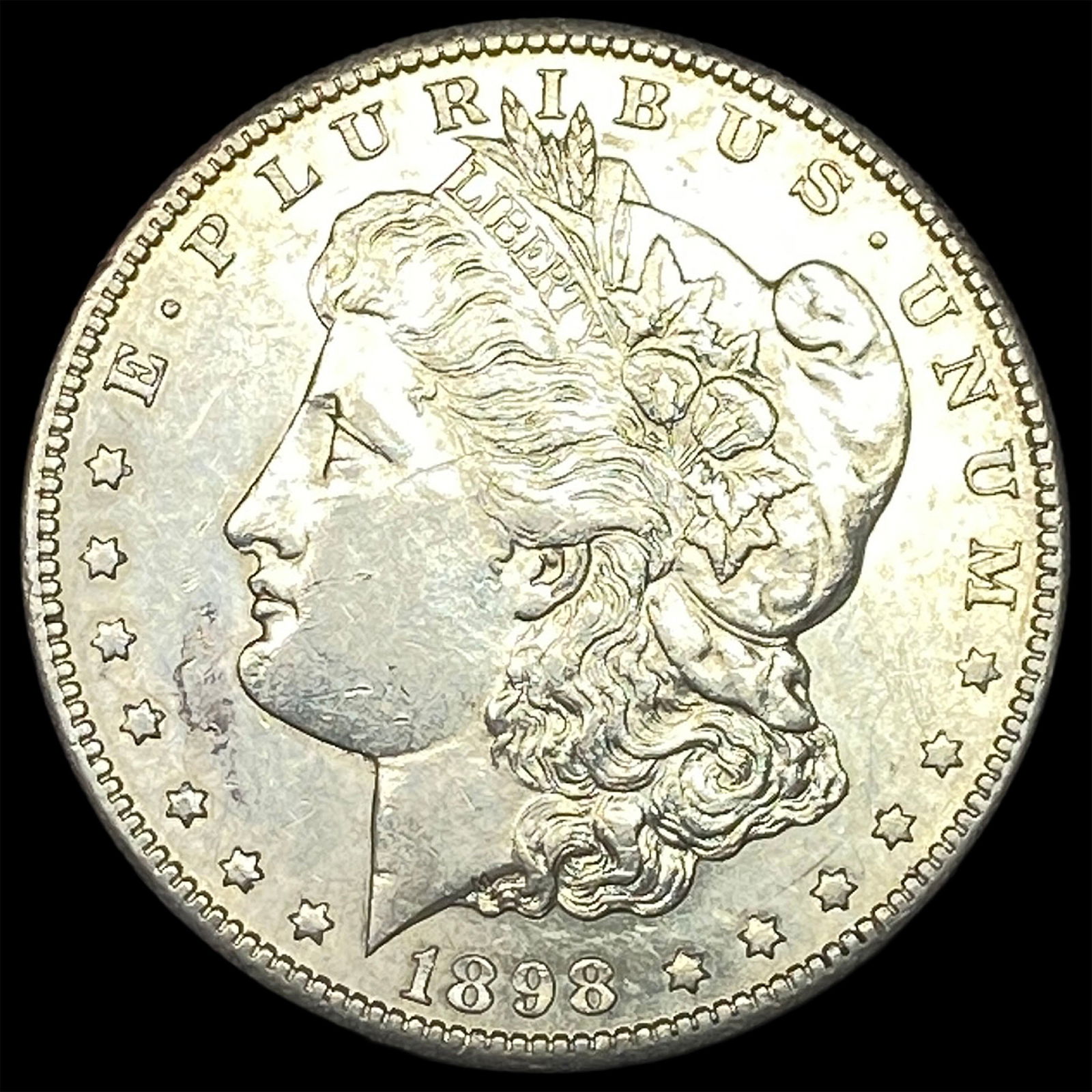 1898-S Silver Morgan Dollar CLOSELY UNCIRCULATED (1 of 2)