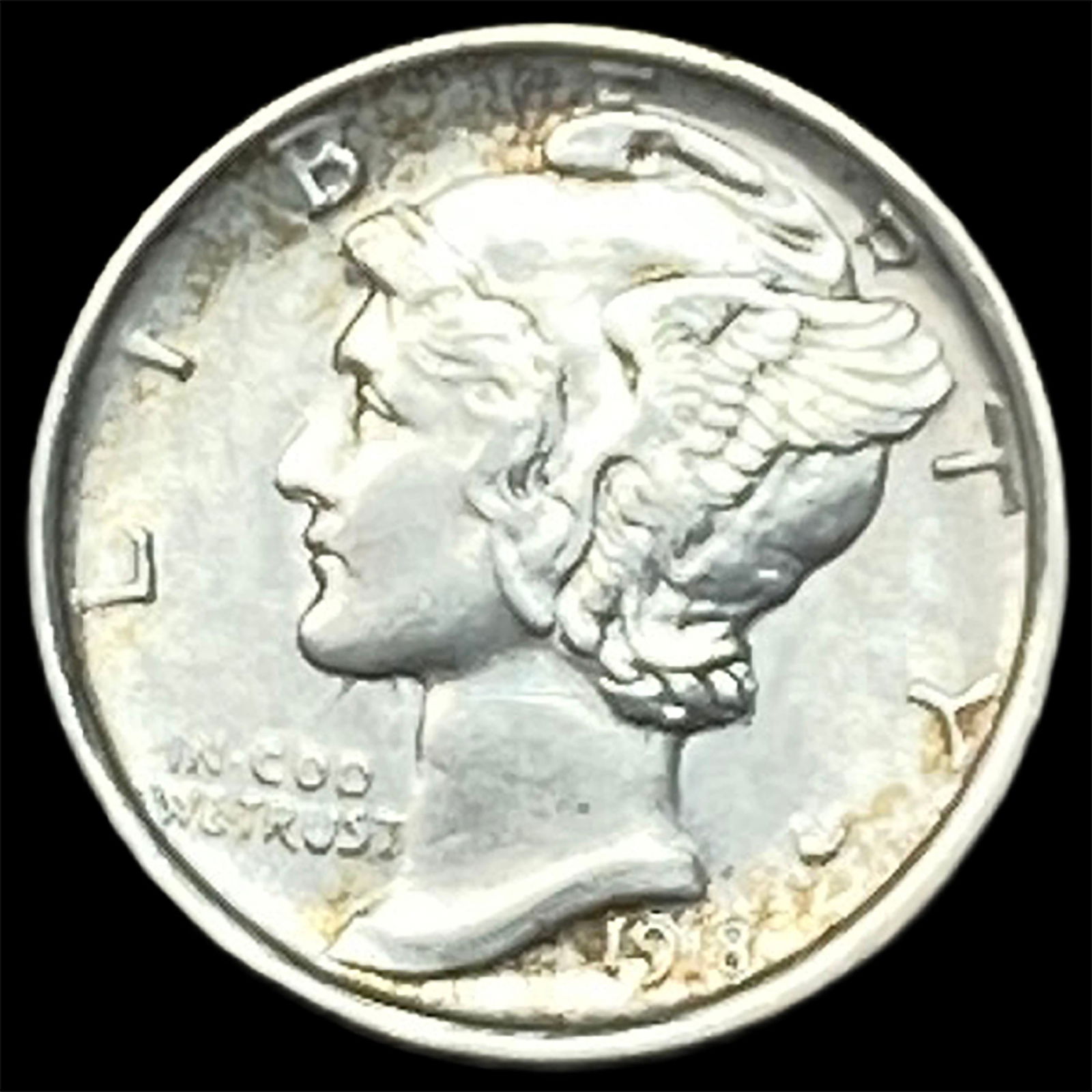 1918 Mercury Dime UNCIRCULATED (1 of 2)