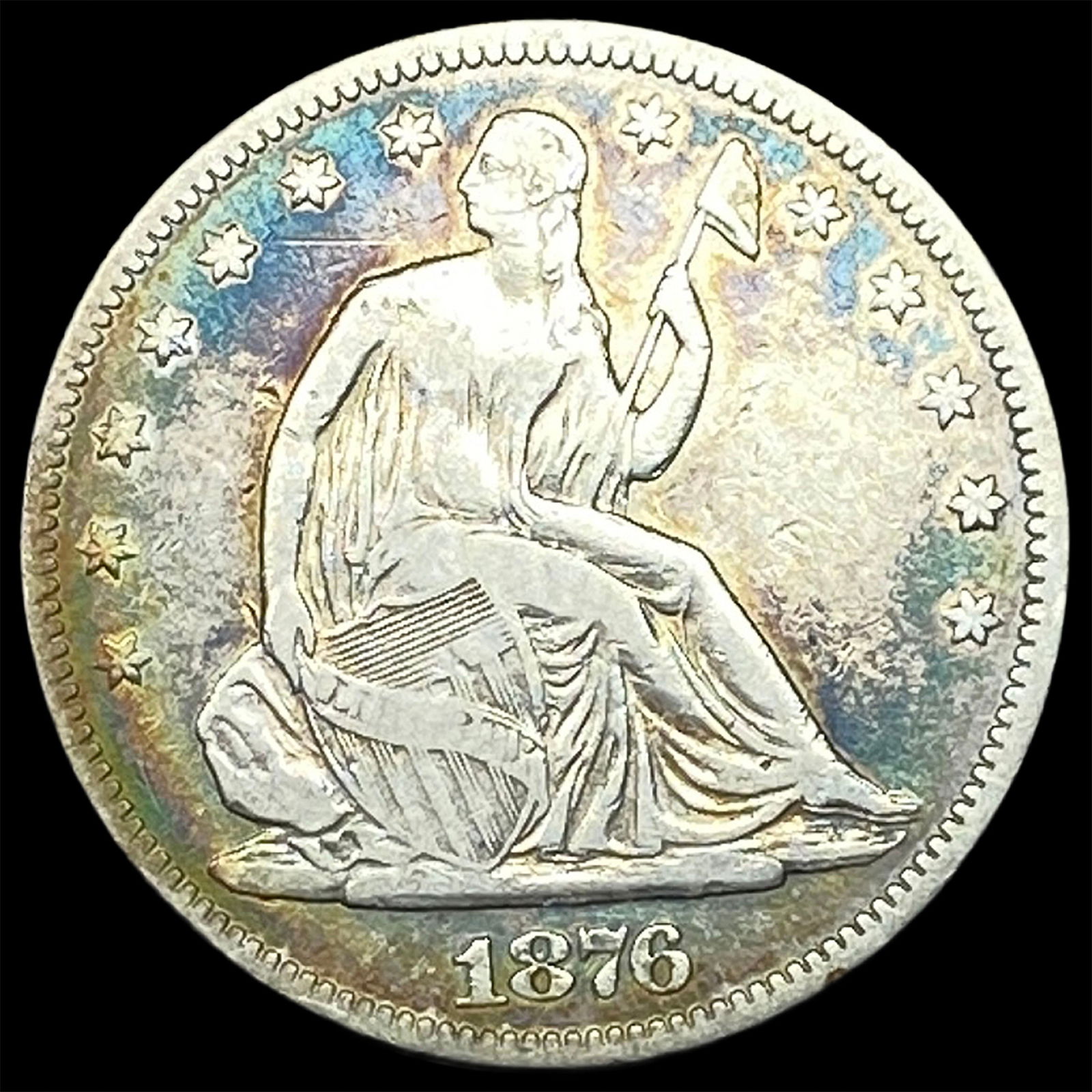 1876-S Silver Half Dollar LIGHTLY CIRCULATED (1 of 2)