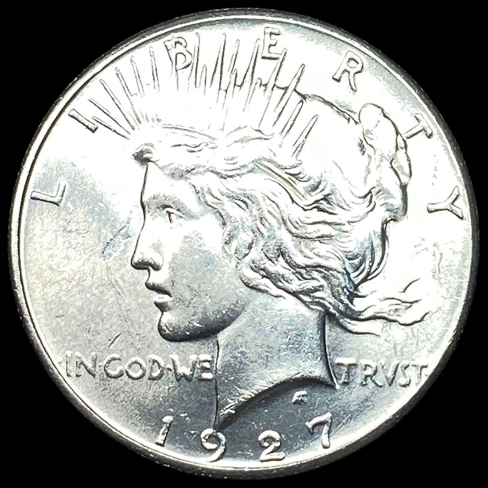 1927 Silver Peace Dollar UNCIRCULATED: 1927 Silver Peace Dollar UNCIRCULATED