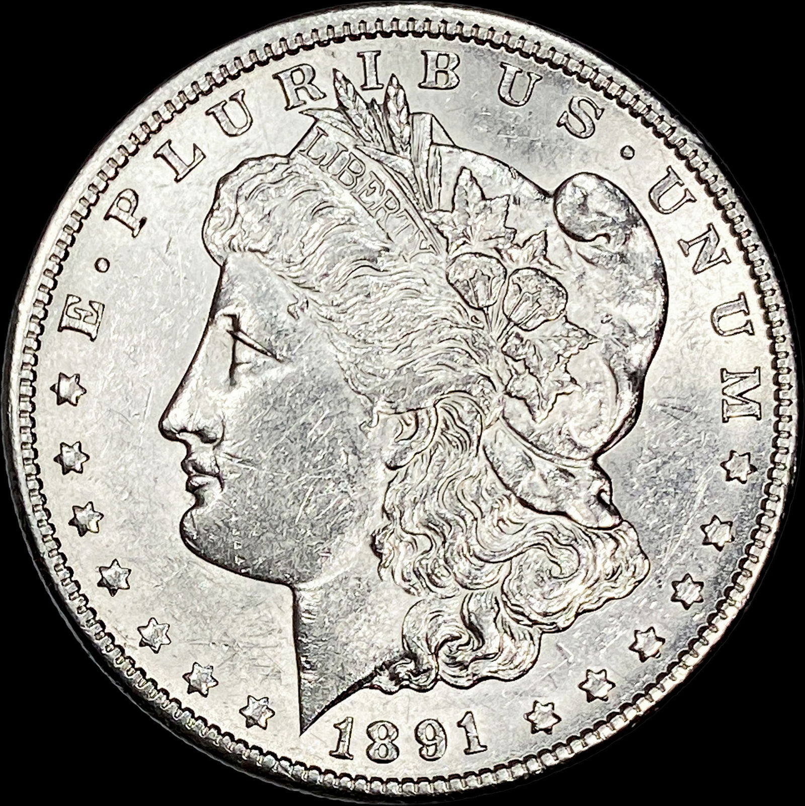 1891-CC Silver Morgan Dollar UNCIRCULATED: 1891-CC Silver Morgan Dollar UNCIRCULATED