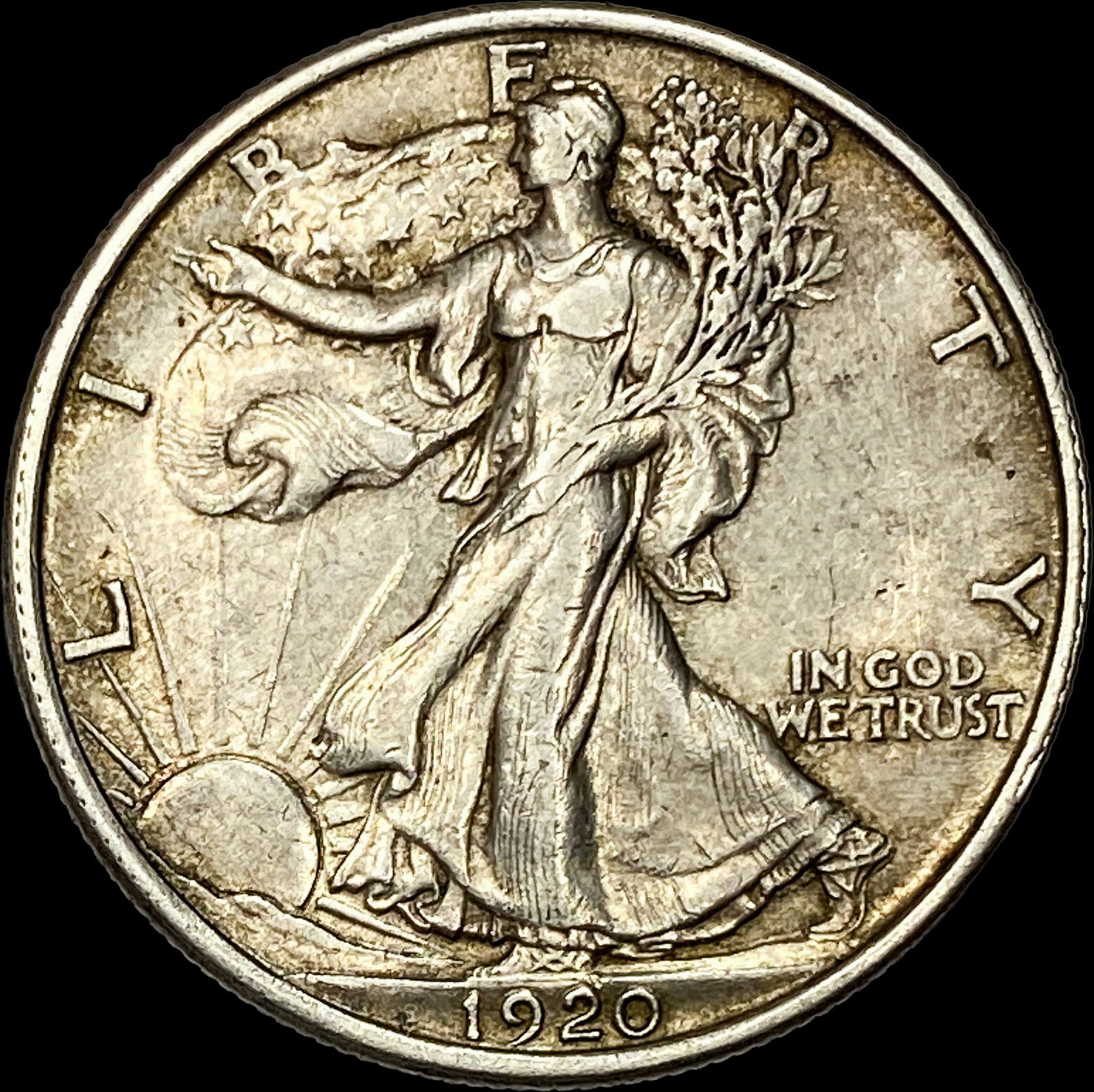 1920 Walking Liberty Half Dollar CLOSELY UNCIRCULATED (1 of 2)