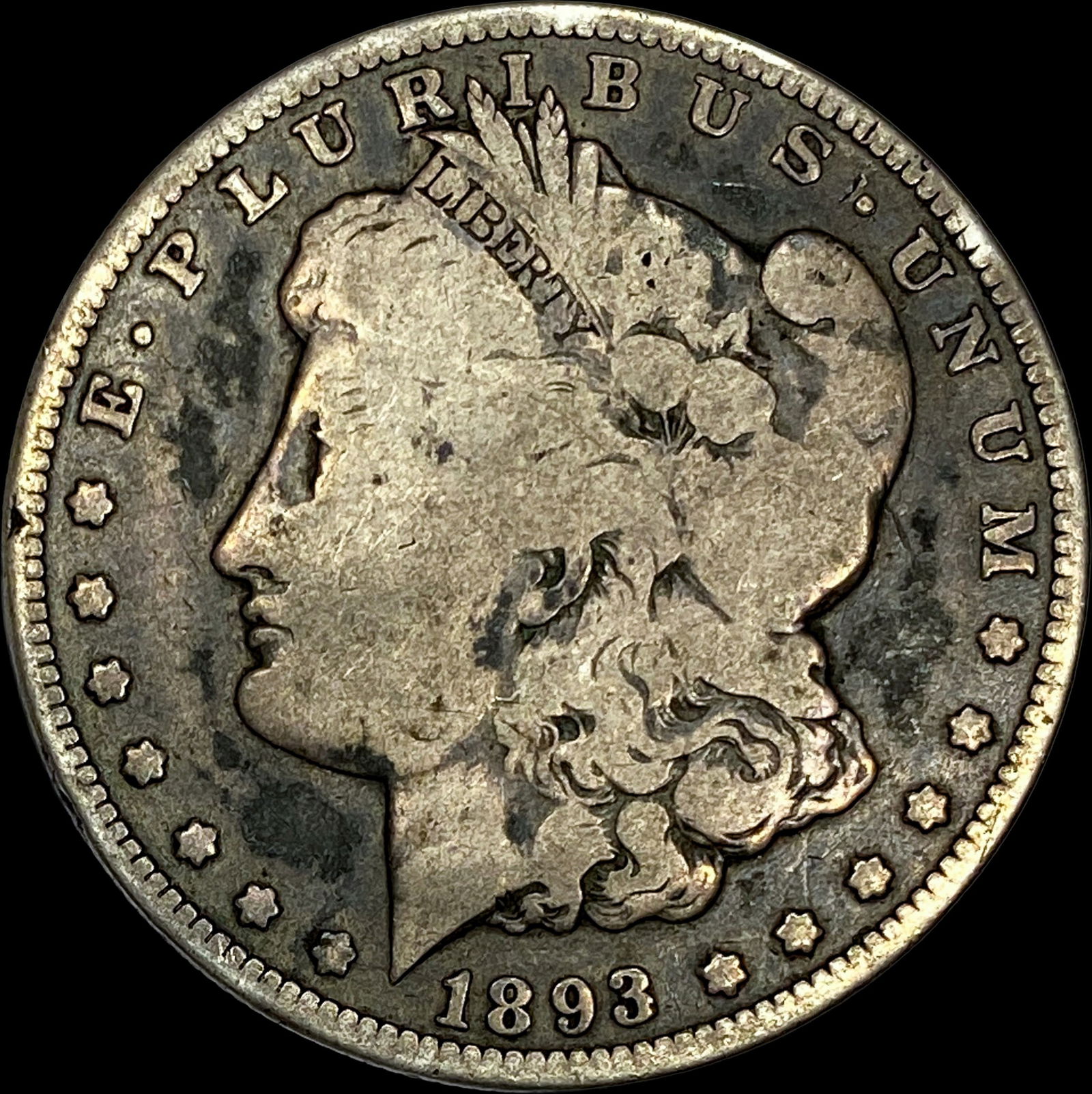 1893-O Silver Morgan Dollar NICELY CIRCULATED: 1893-O Silver Morgan Dollar NICELY CIRCULATED