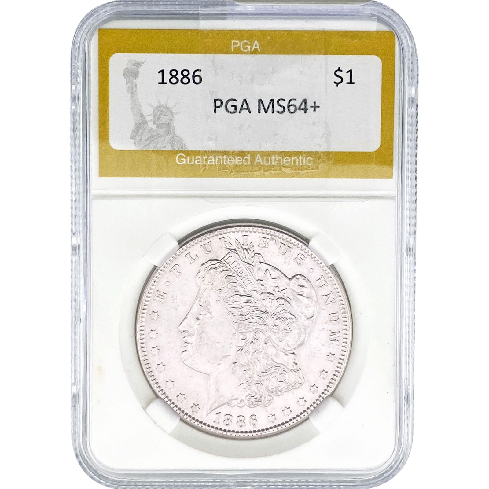 1886 Morgan Silver Dollar PGA MS64+ (1 of 2)