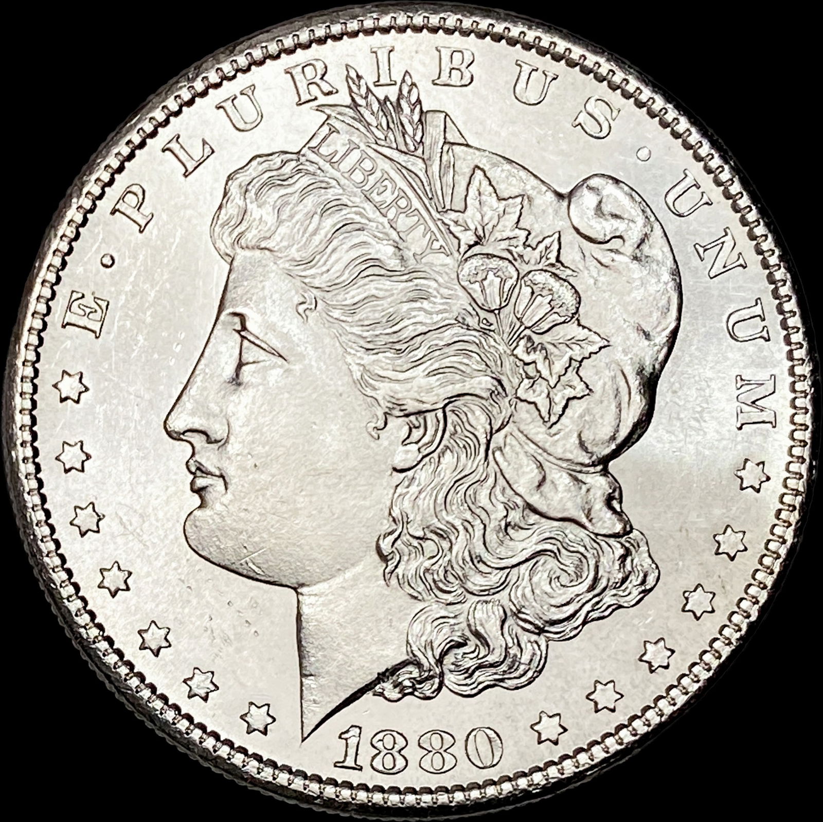 1880-S Silver Morgan Dollar CHOICE BU: 1880-S Silver Morgan Dollar CHOICE BU