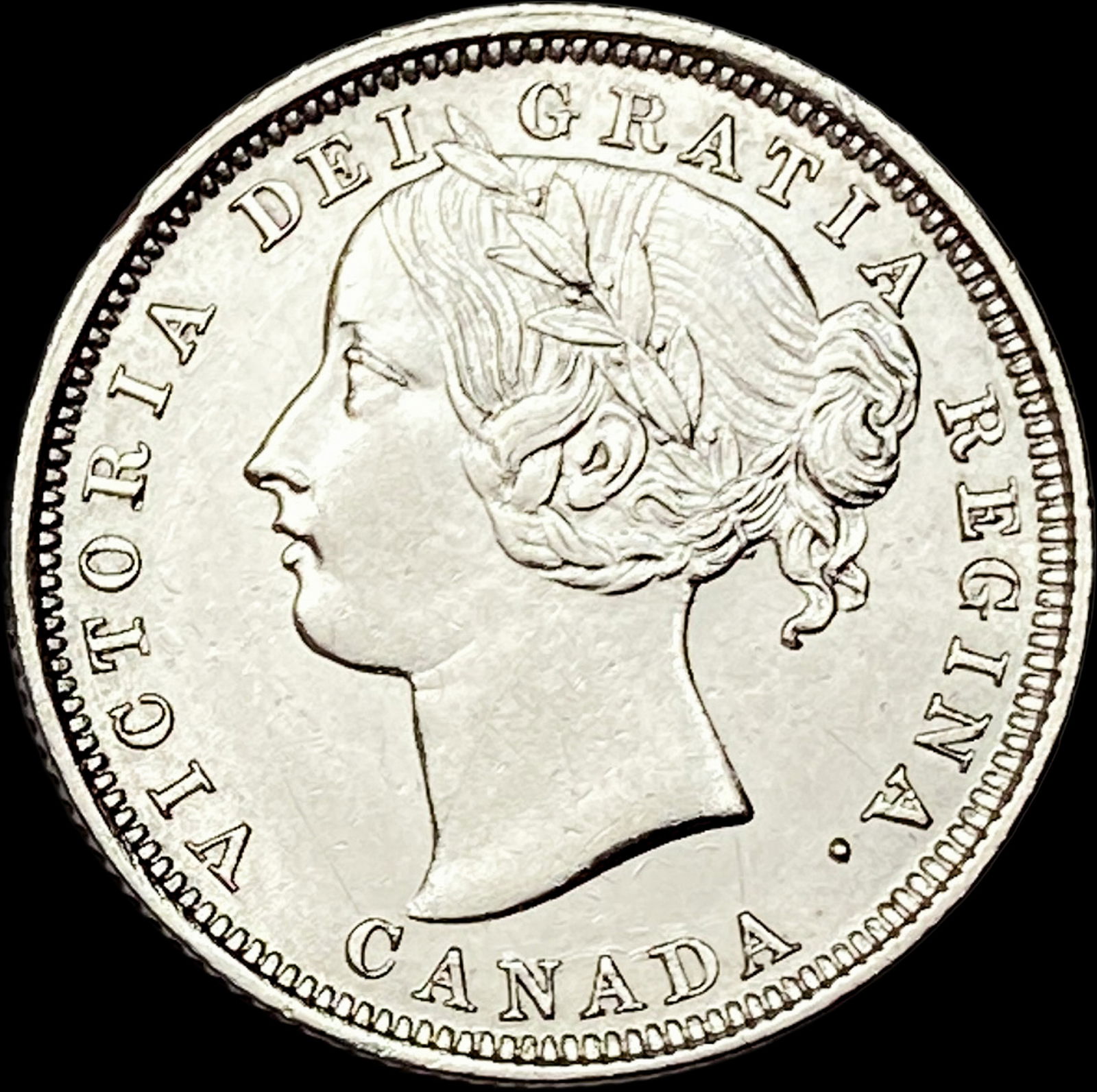 1858 Canada Silver 20 Cents CLOSELY UNCIRCULATED (1 of 2)