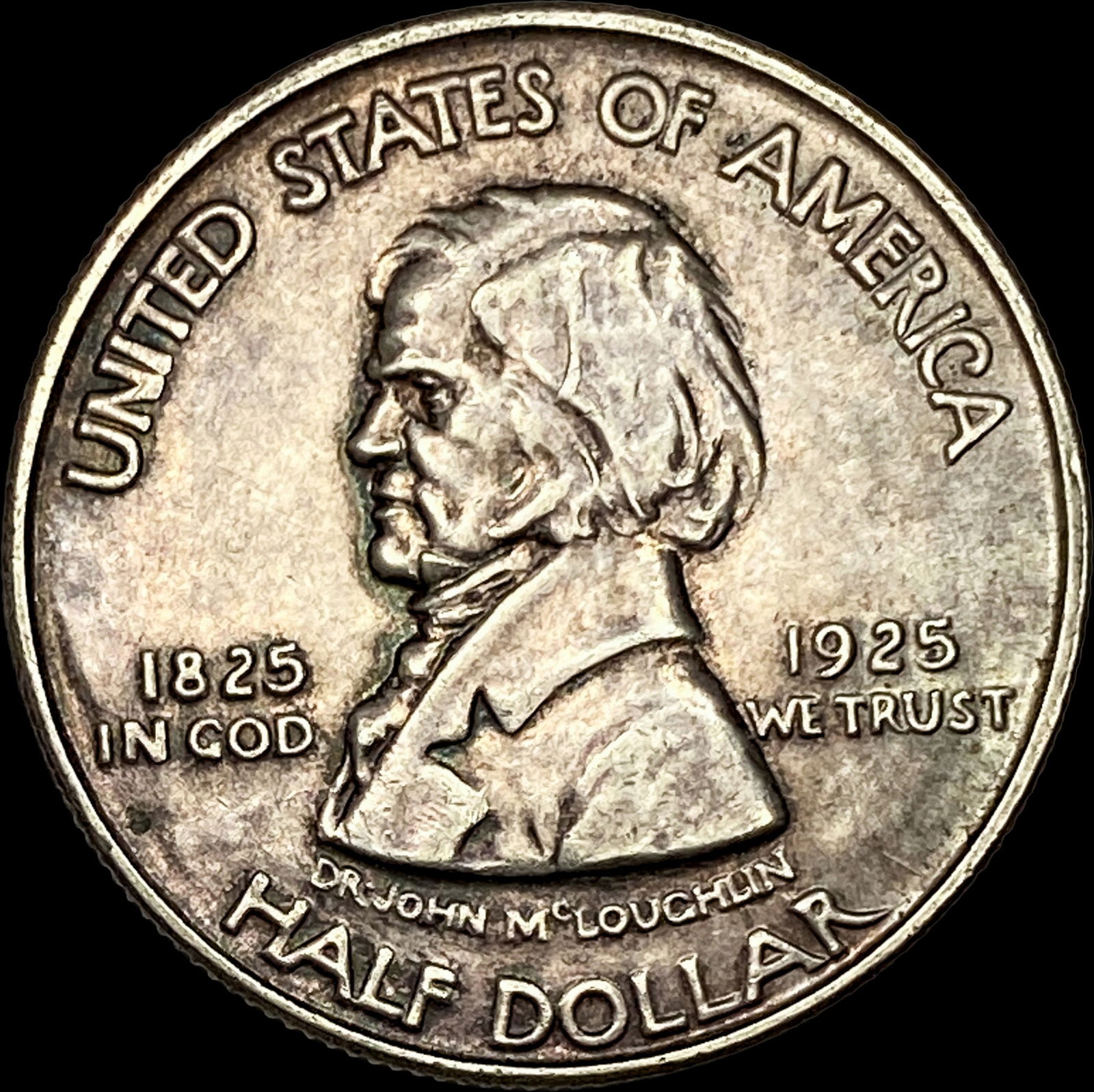 1925 Silver Half Dollar Fort Vancouver Centennial CHOICE AU: 1925 Silver Half Dollar Fort Vancouver Centennial CHOICE AU
