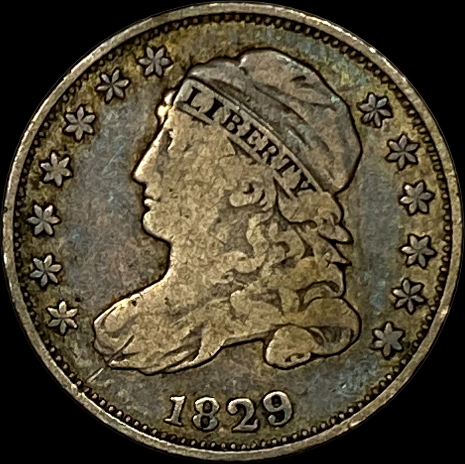 1829 Capped Bust Dime LIGHTLY CIRCULATED (1 of 2)