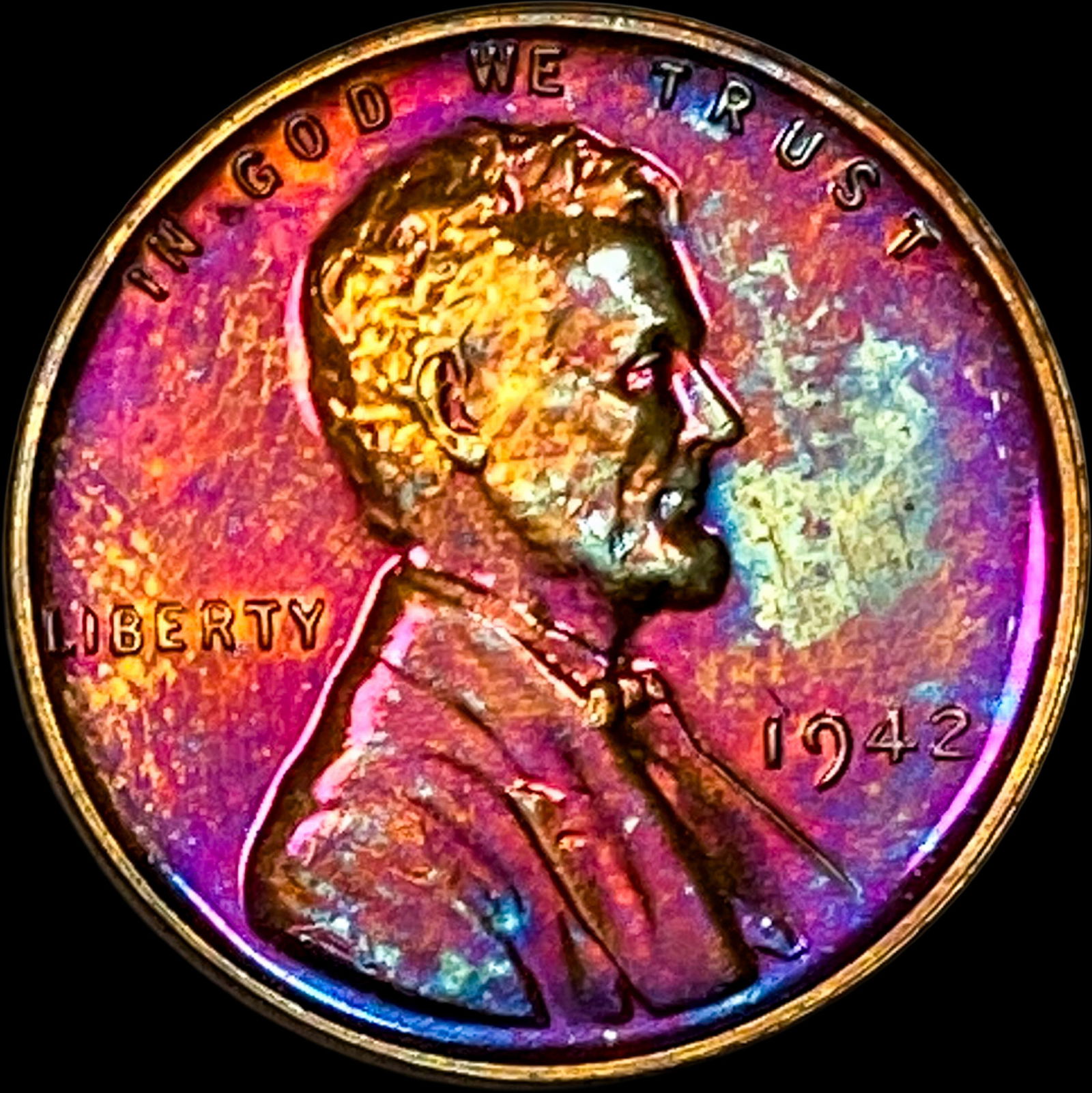 1942 Bronze Lincoln Wheat Cent CLOSELY UNCIRCULATED (1 of 2)