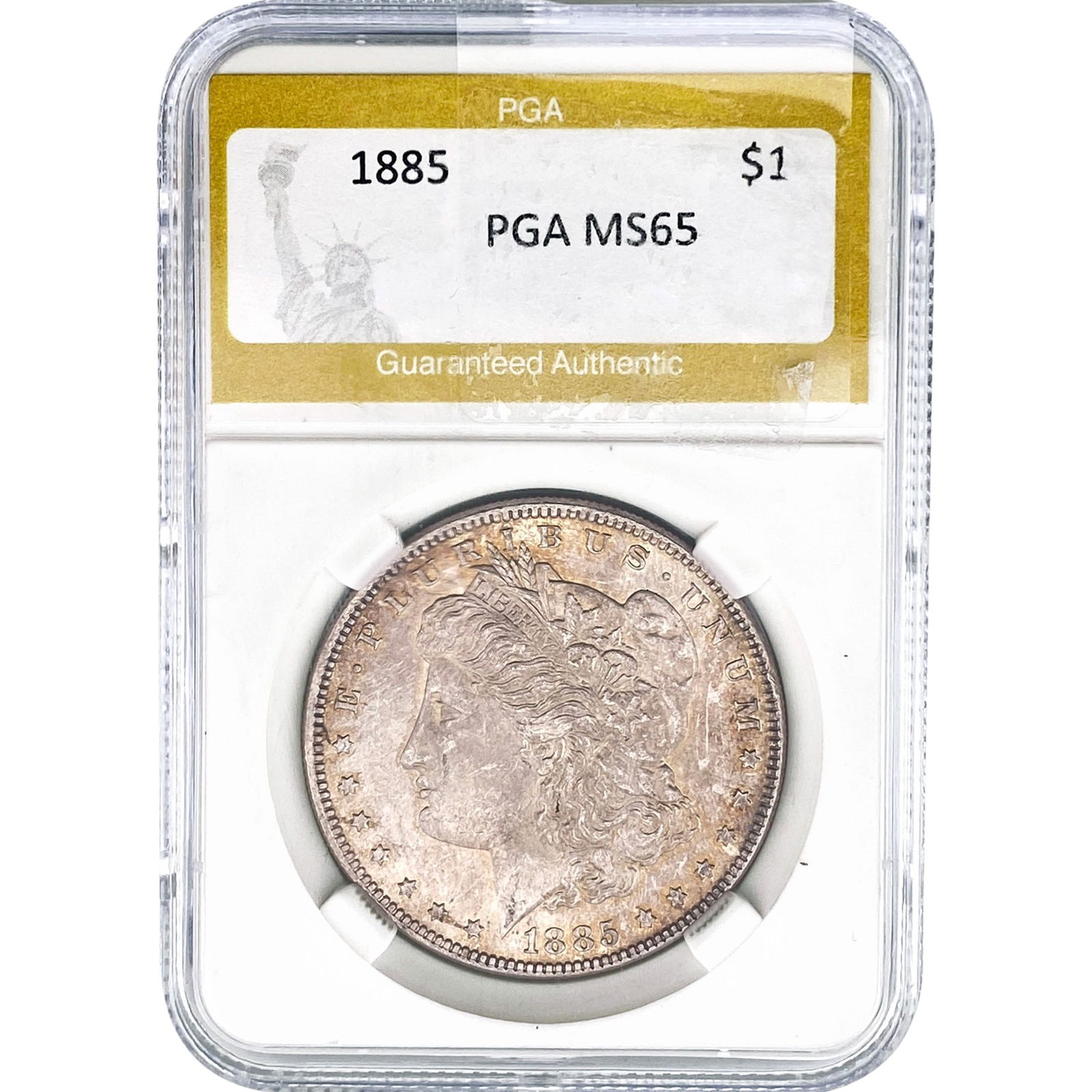 1885 Morgan Silver Dollar PGA MS65 (1 of 2)