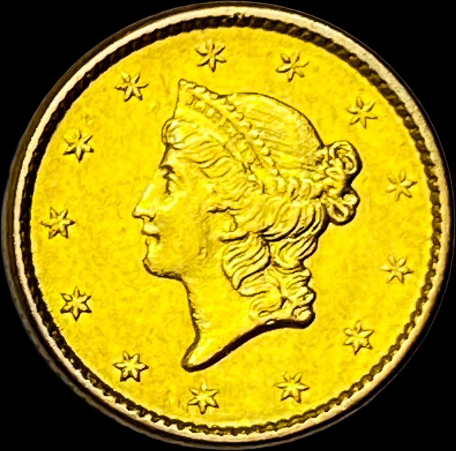 1851 Gold $1 Type 1 CLOSELY UNCIRCULATED (1 of 2)