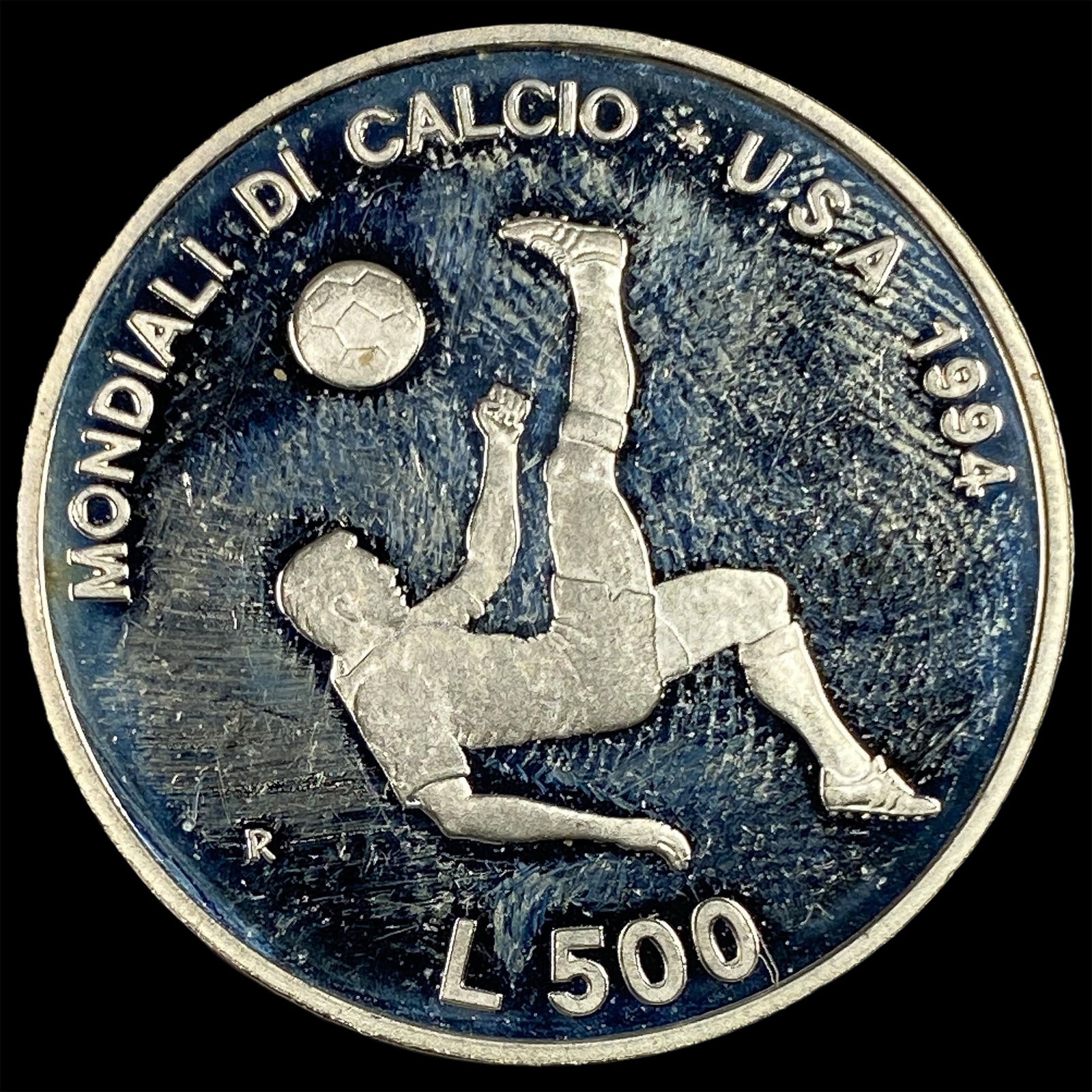 1994 San Marino Silver 500 Lire UNCIRCULATED: 1994 San Marino Silver 500 Lire UNCIRCULATED