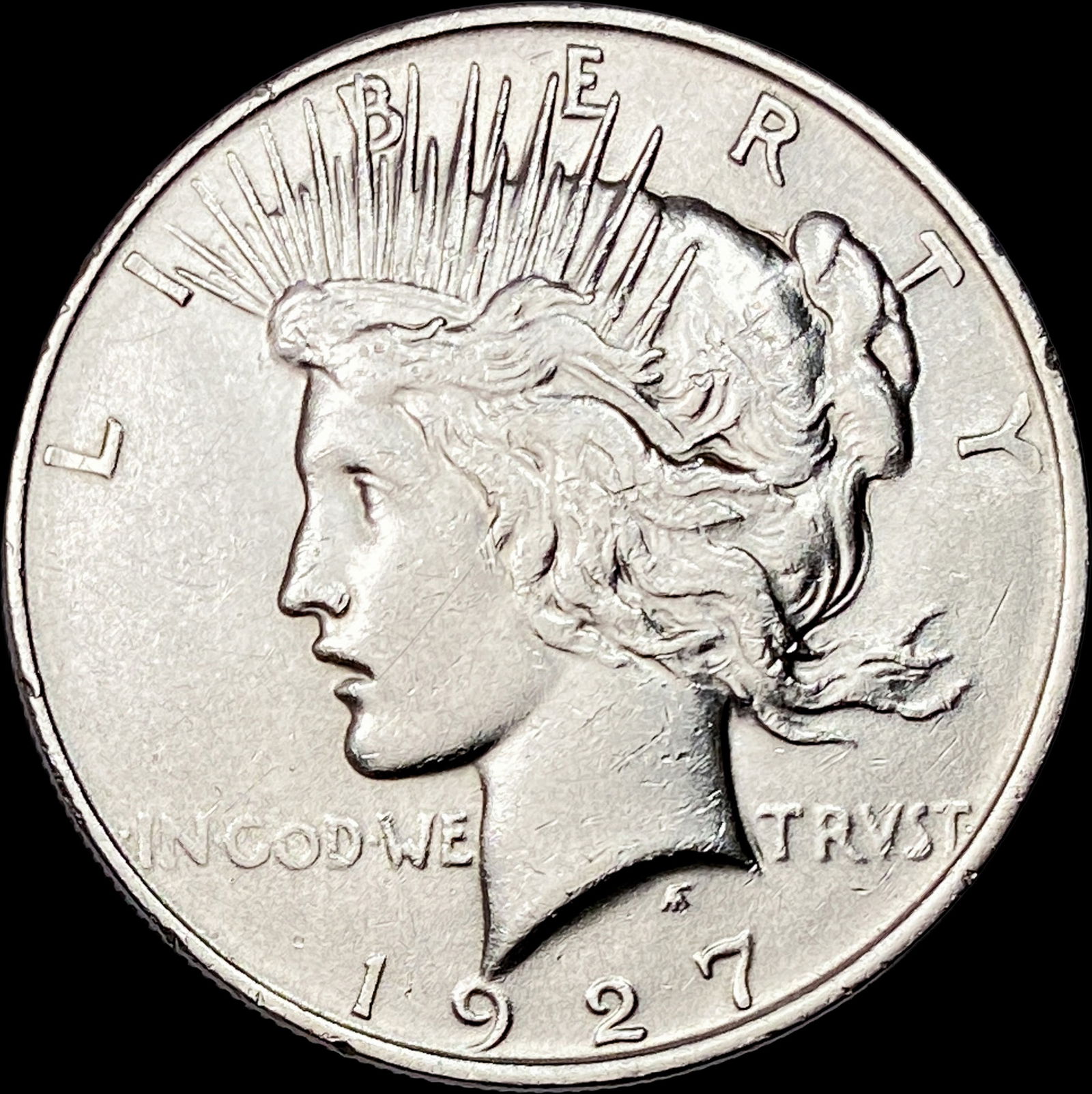 1927 Peace Silver Dollar CLOSELY UNCIRCULATED (1 of 2)