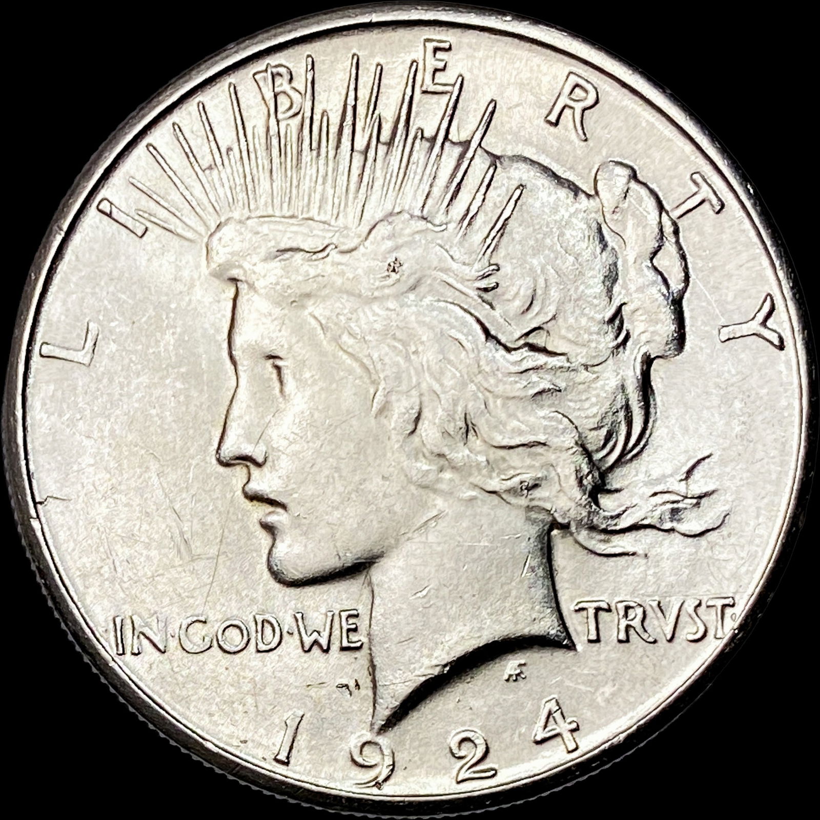 1924-S Silver Peace Dollar UNCIRCULATED (1 of 2)