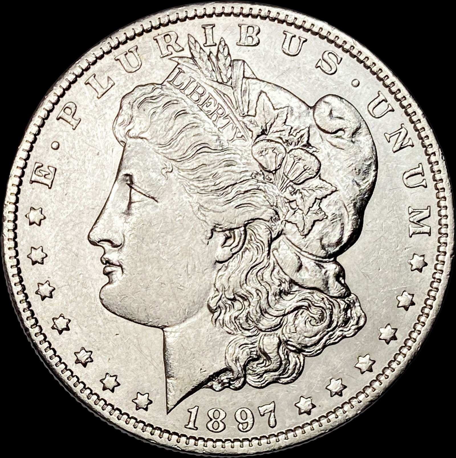 1897-S Silver Morgan Dollar CLOSELY UNCIRCULATED (1 of 2)