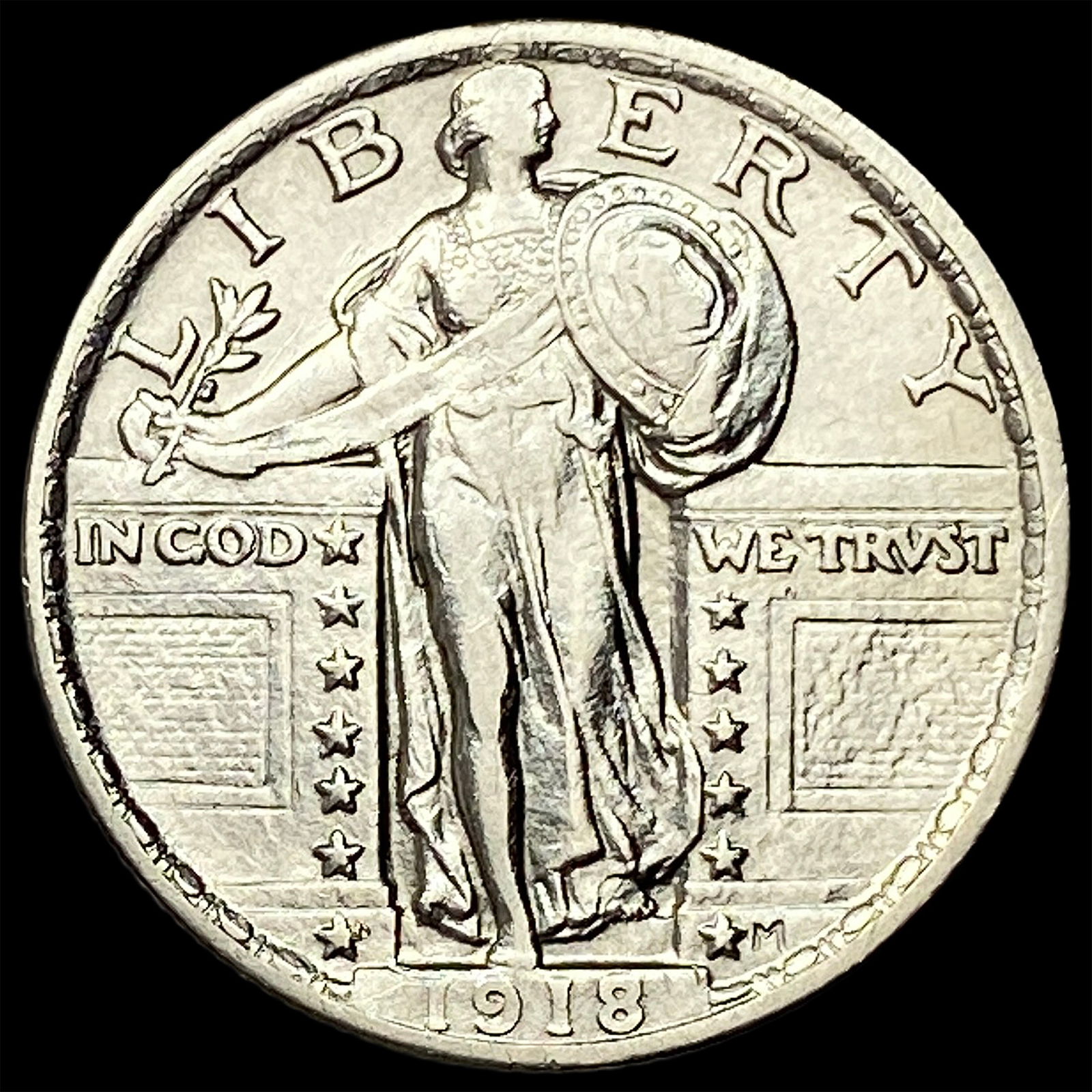 1918 Standing Liberty Quarter CLOSELY UNCIRCULATED (1 of 2)