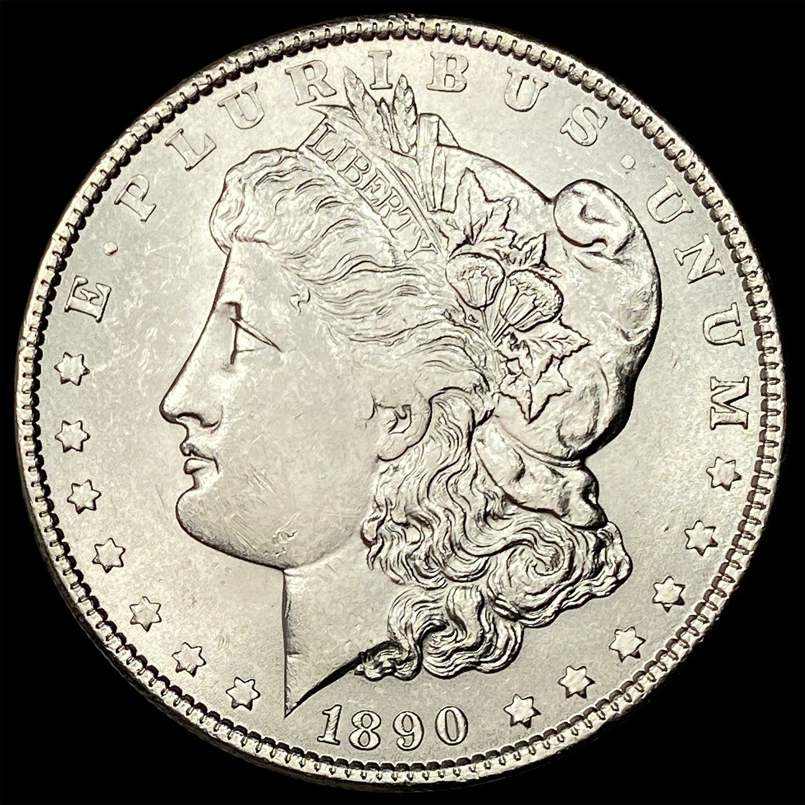 1890 Morgan Silver Dollar UNCIRCULATED: 1890 Morgan Silver Dollar UNCIRCULATED
