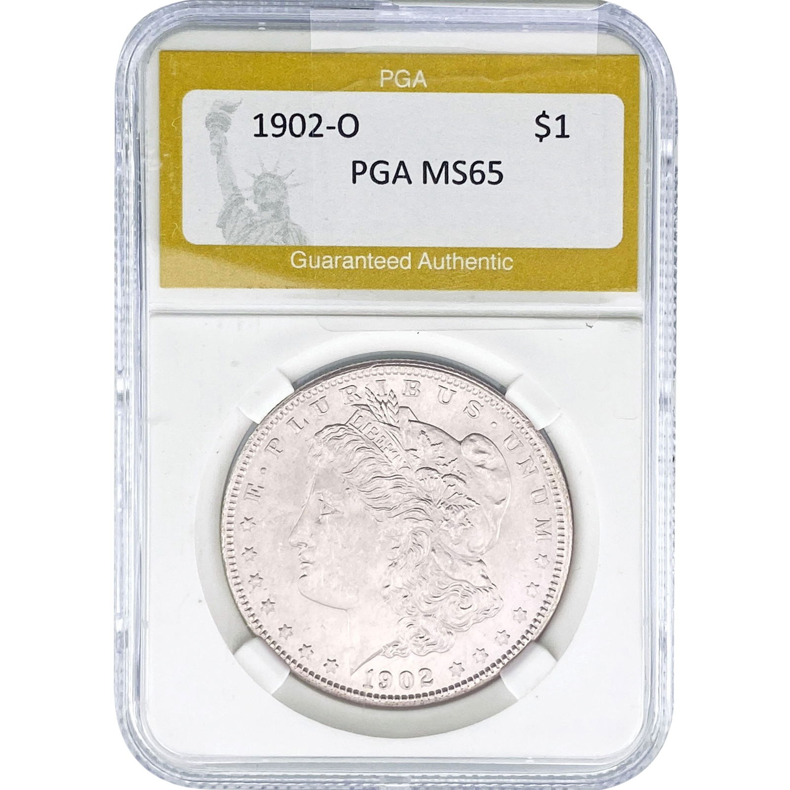 1902-O Morgan Silver Dollar PGA MS65 (1 of 2)