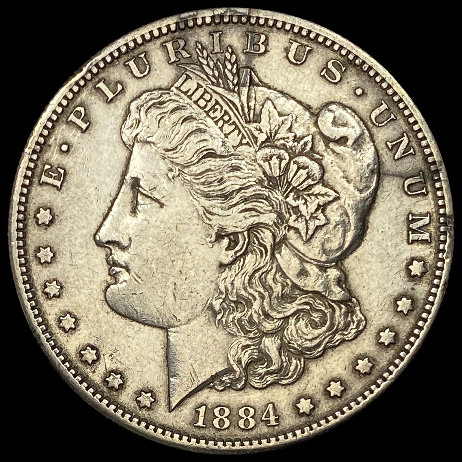 1884-S Silver Morgan Dollar CLOSELY UNCIRCULATED: 1884-S Silver Morgan Dollar CLOSELY UNCIRCULATED