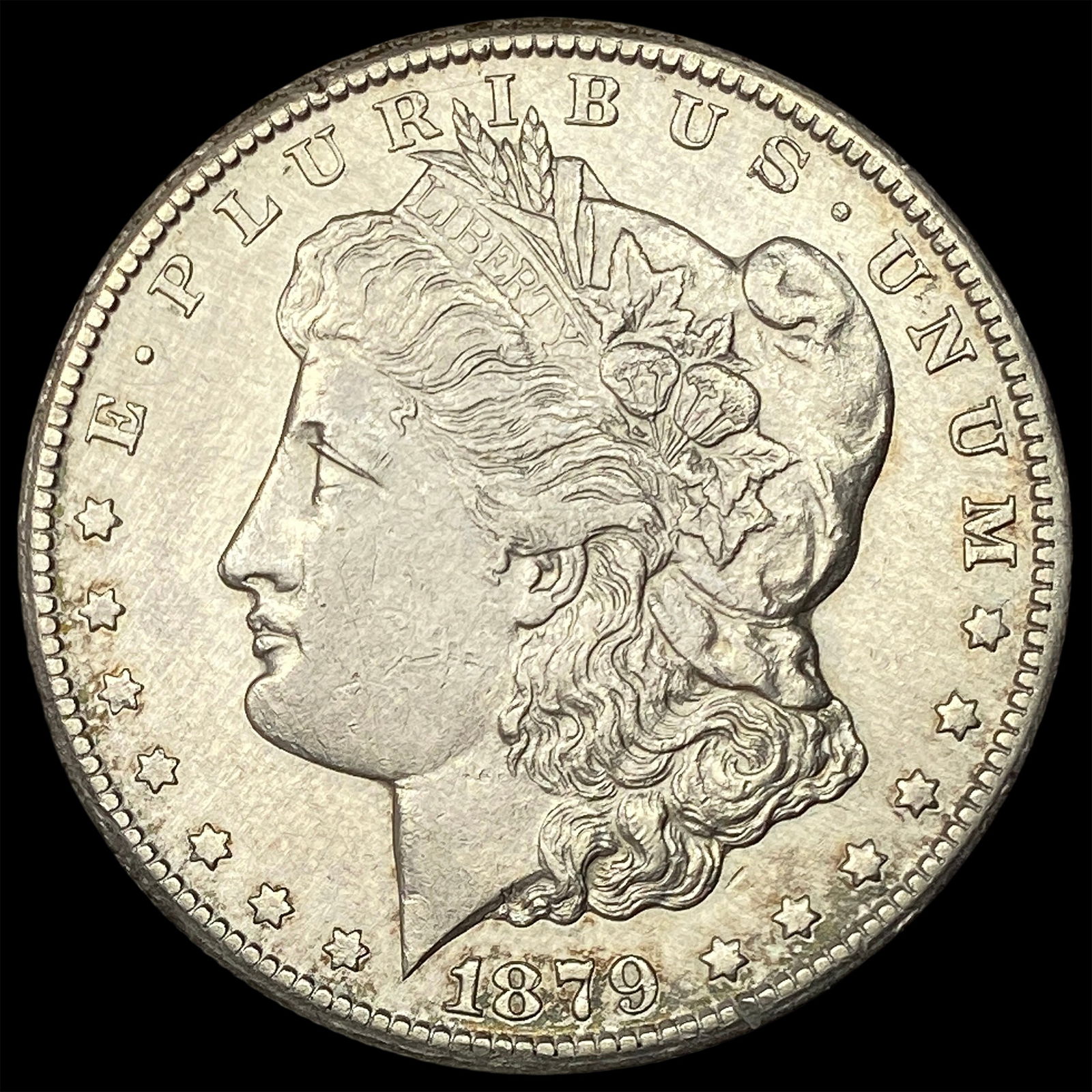 1879-CC Silver Morgan Dollar CLOSELY UNCIRCULATED: 1879-CC Silver Morgan Dollar CLOSELY UNCIRCULATED