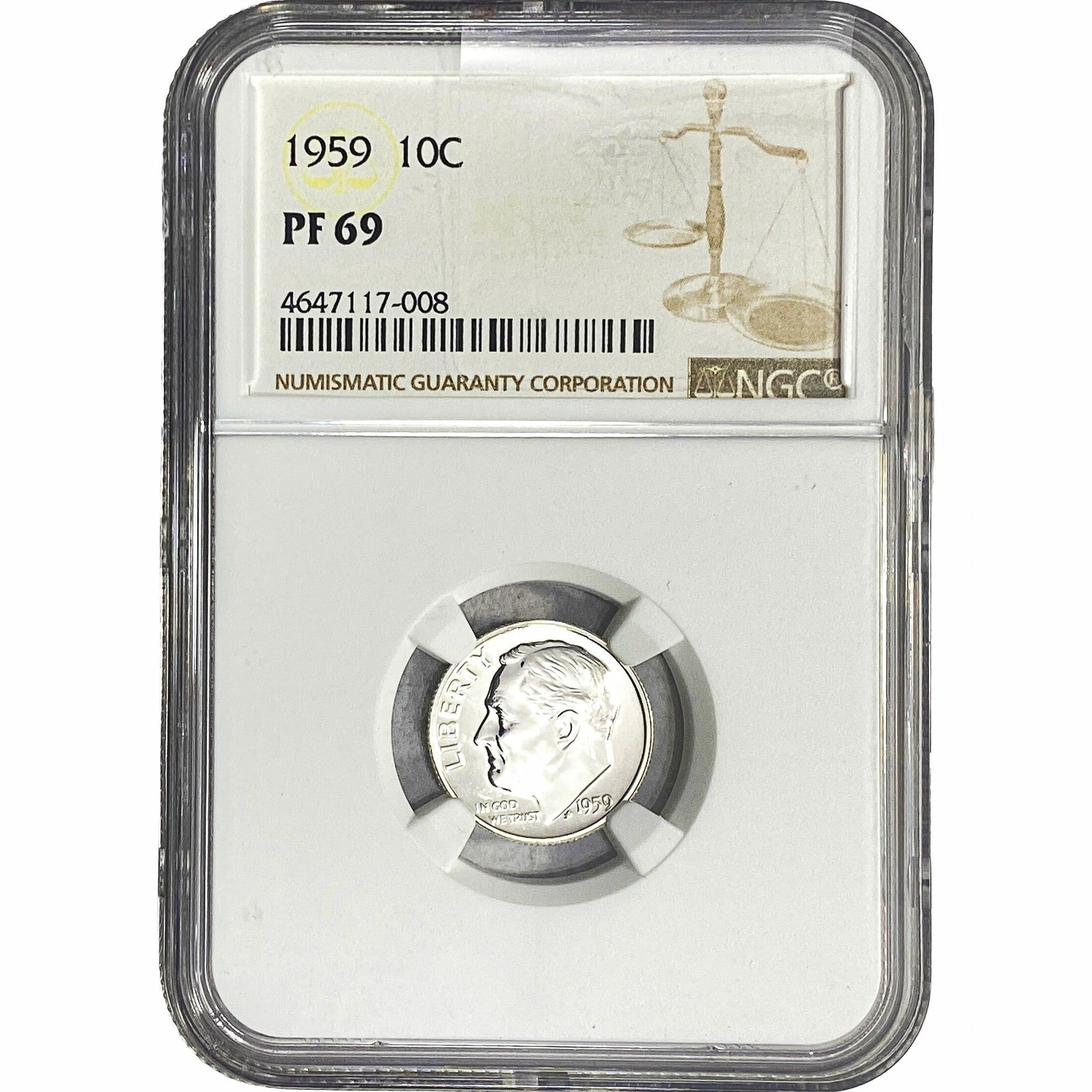 1959 Roosevelt Dime NGC PF69 (1 of 2)