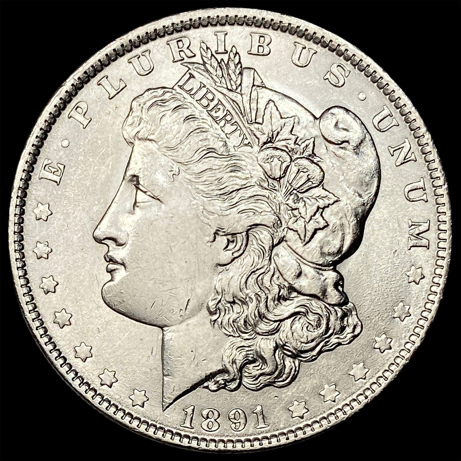 1891 Morgan Silver Dollar UNCIRCULATED: 1891 Morgan Silver Dollar UNCIRCULATED