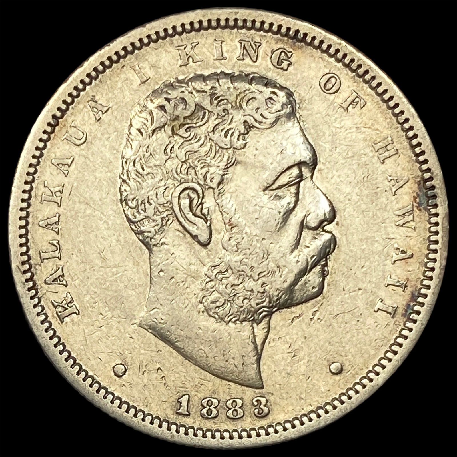 1883 Hawaii Silver 1/2 Dollar CLOSELY UNCIRCULATED (1 of 2)