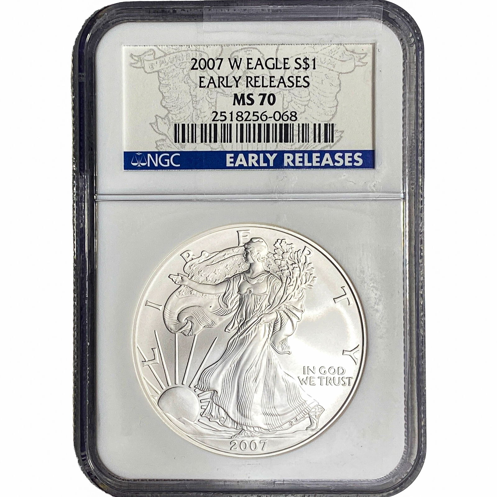 2007-W Silver Eagle NGC MS70 (1 of 2)