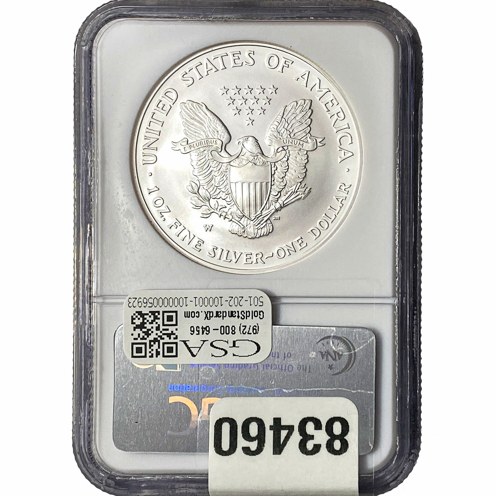 2007-W Silver Eagle NGC MS70 - 2