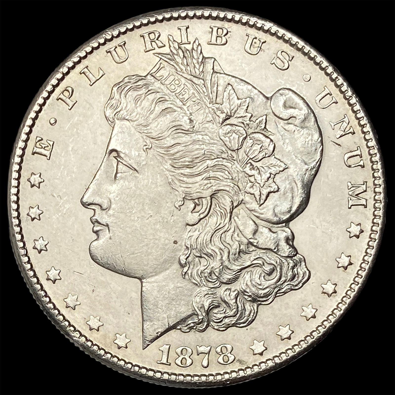 1878-S Silver Morgan Dollar CLOSELY UNCIRCULATED: 1878-S Silver Morgan Dollar CLOSELY UNCIRCULATED