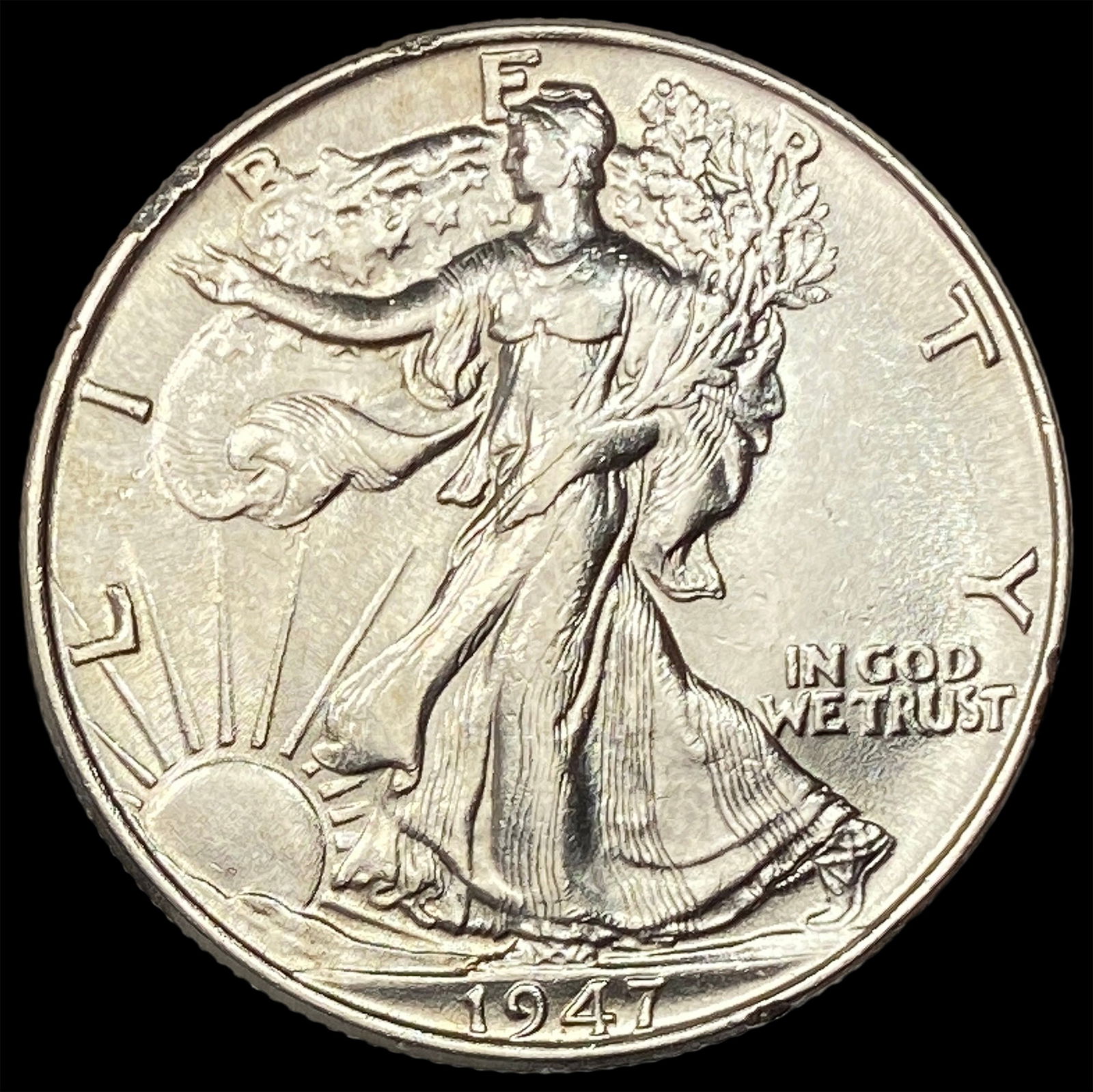 1941 Silver Half Dollar Walking Liberty UNCIRCULATED: 1941 Silver Half Dollar Walking Liberty UNCIRCULATED