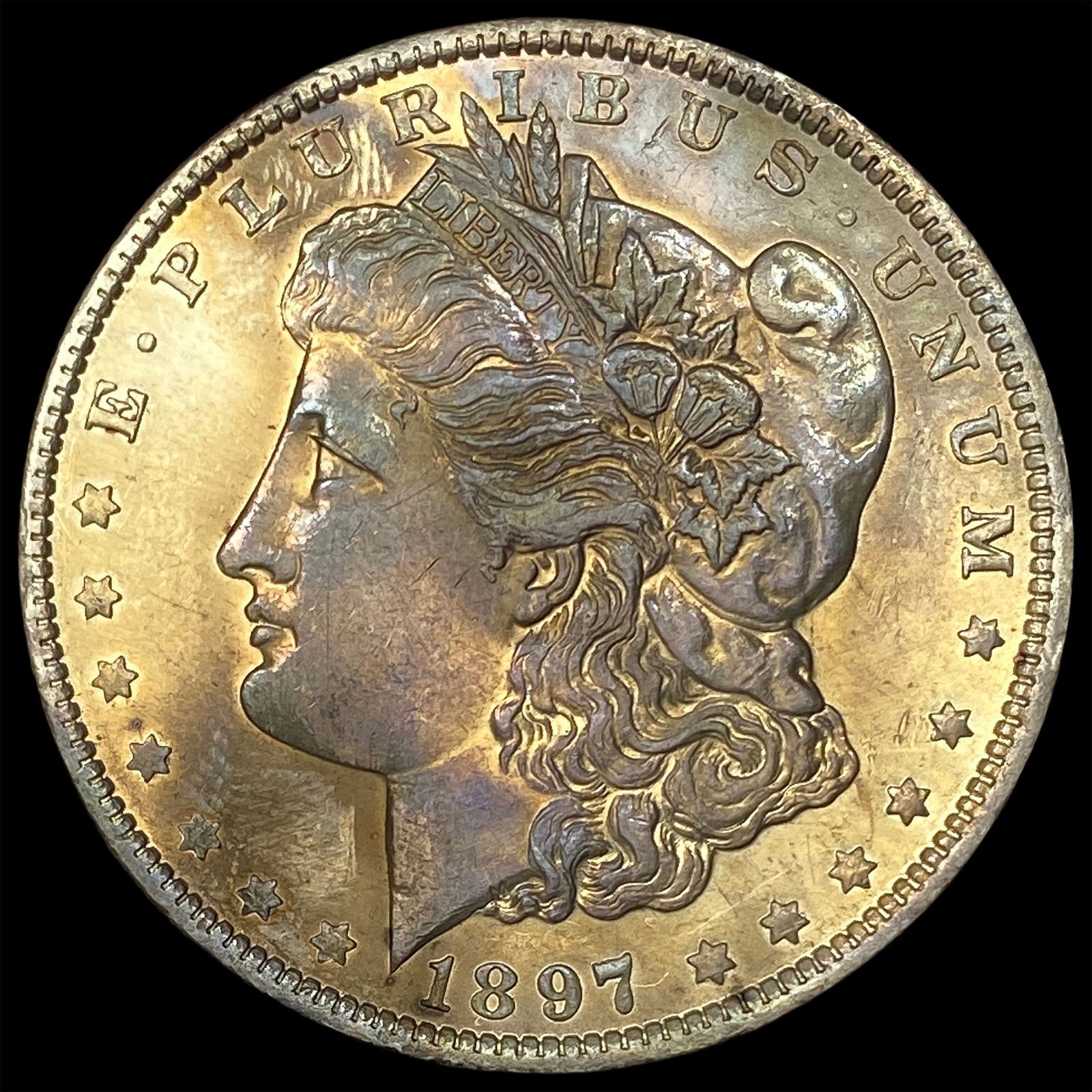1897 Morgan Silver Dollar CLOSELY UNCIRCULATED: 1897 Morgan Silver Dollar CLOSELY UNCIRCULATED