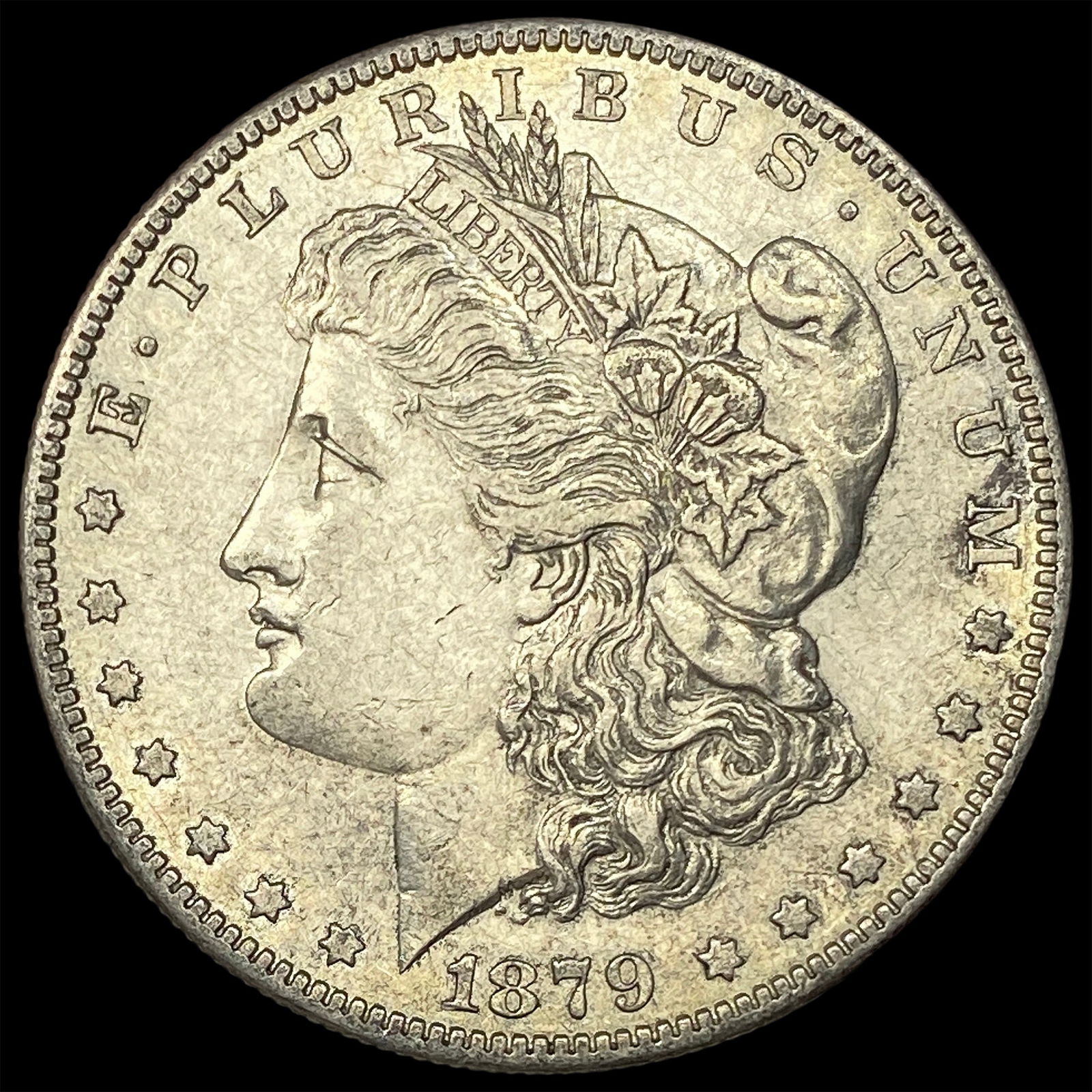 1879 Silver Morgan Dollar CLOSELY UNCIRCULATED: 1879 Silver Morgan Dollar CLOSELY UNCIRCULATED
