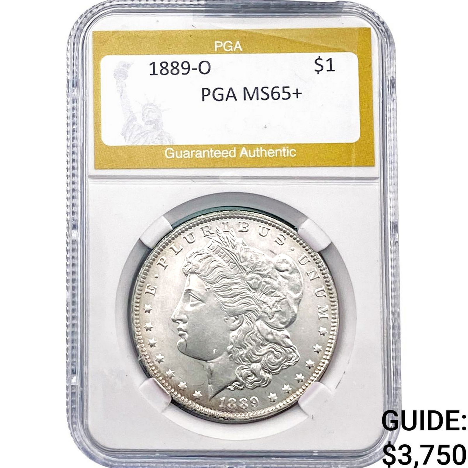1889-O Morgan Silver Dollar PGA MS65+ (1 of 2)