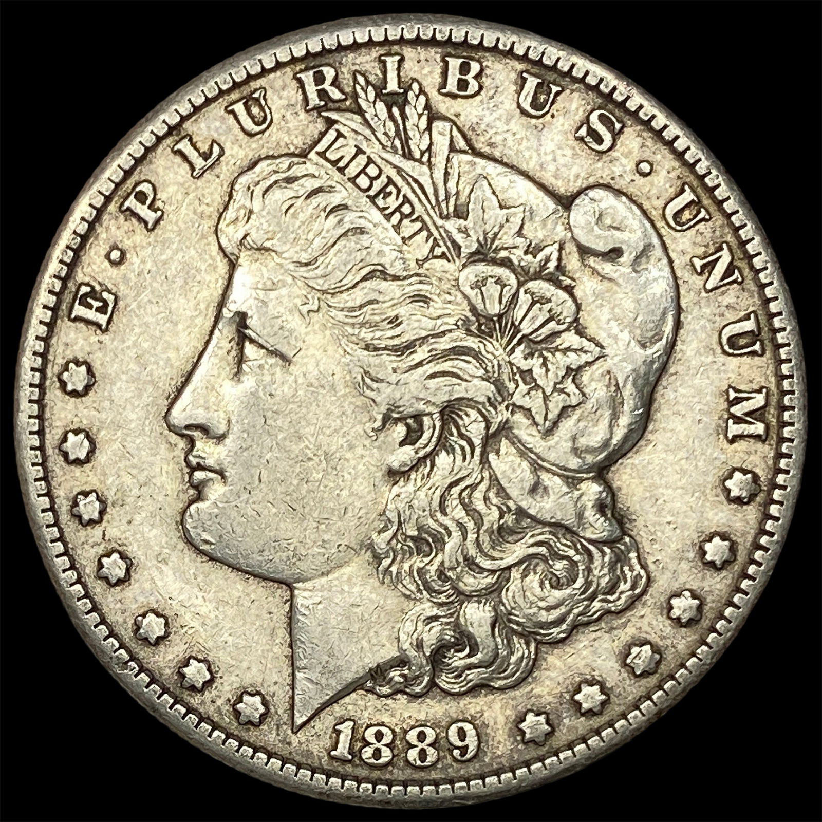 1889 Silver Morgan Dollar NEARLY UNCIRCULATED: 1889 Silver Morgan Dollar NEARLY UNCIRCULATED