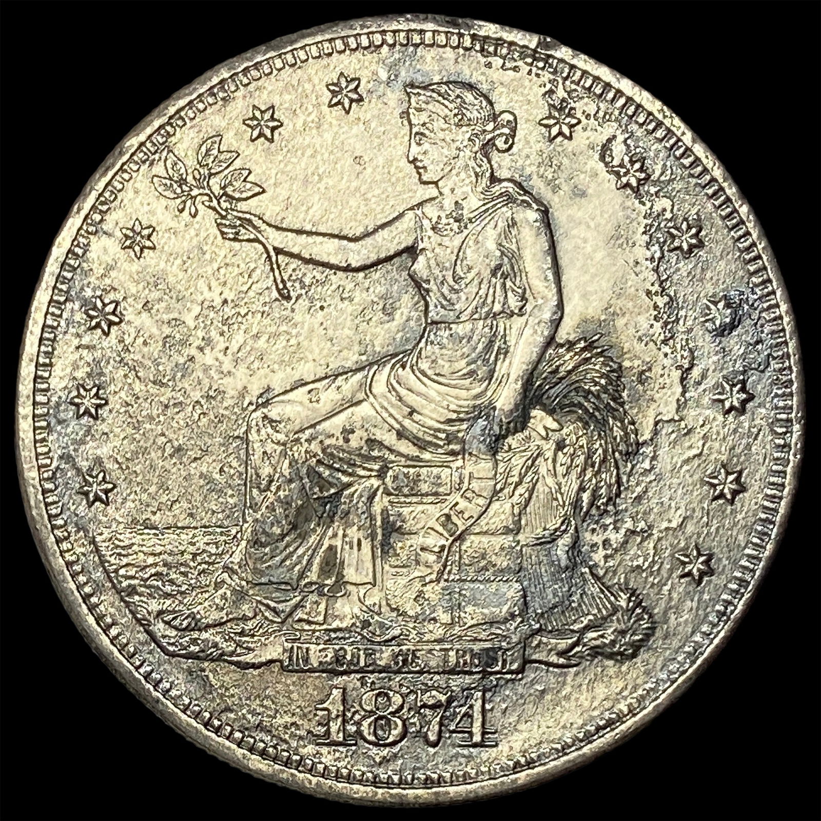 1874-S Silver Trade Dollar HIGH GRADE (1 of 2)