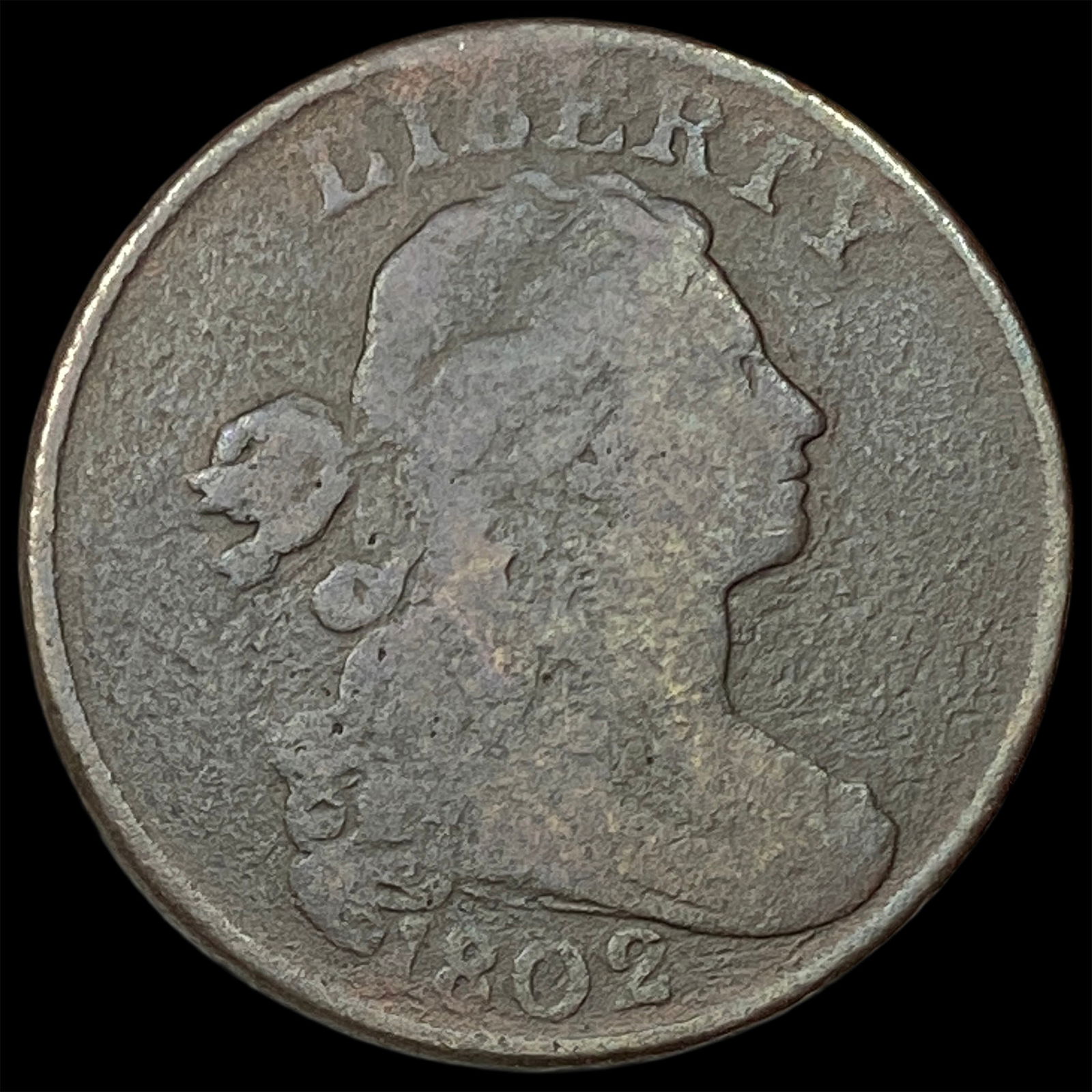 1802 Draped Bust Large Cent NICELY CIRCULATED (1 of 2)