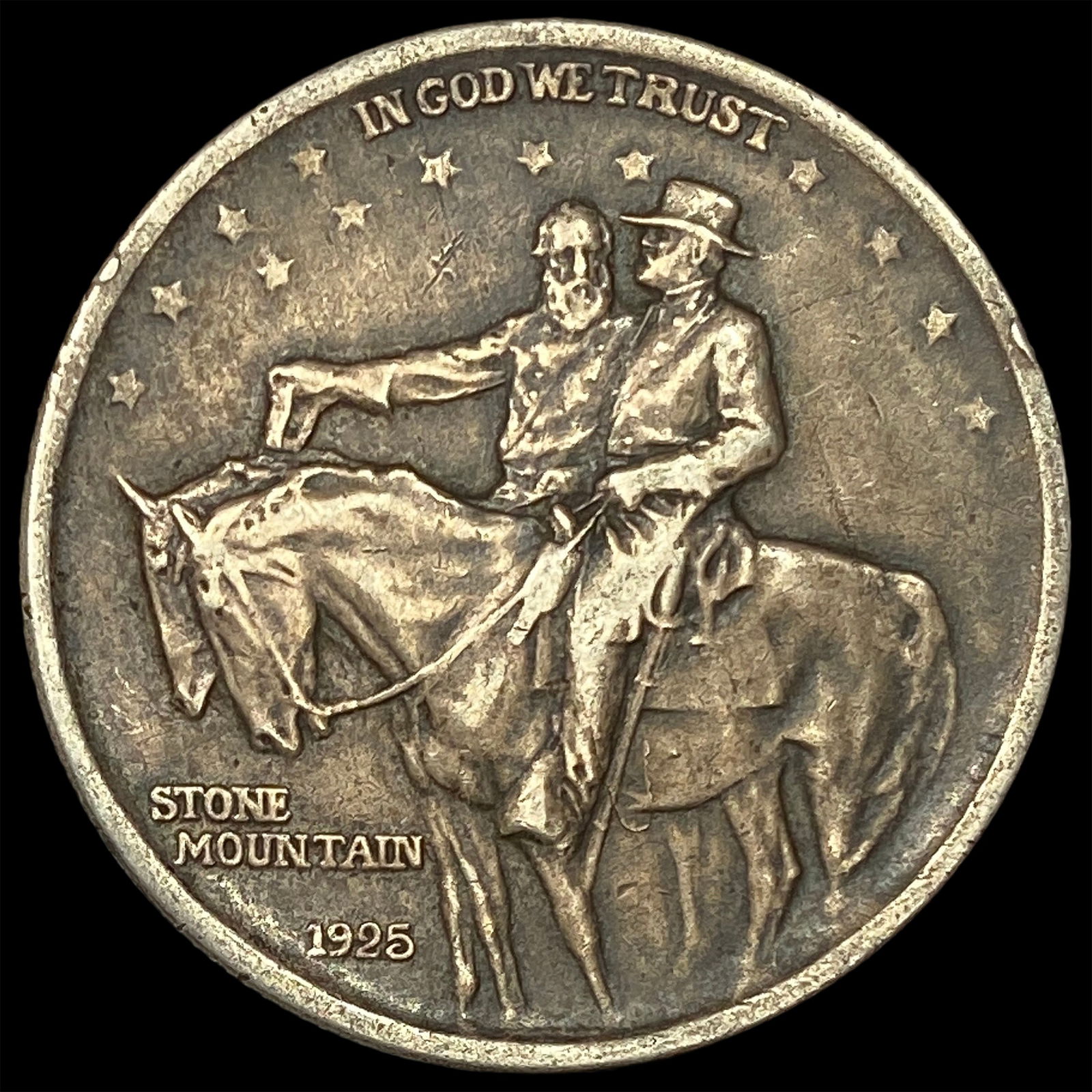 1925 Silver Half Dollar Stone Mountain NICELY CIRCULATED: 1925 Silver Half Dollar Stone Mountain NICELY CIRCULATED