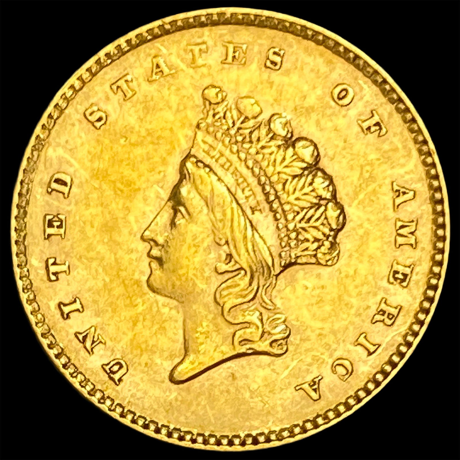 1854 Gold $1 Indian Princess Head HIGH GRADE: 1854 Gold $1 Indian Princess Head HIGH GRADE