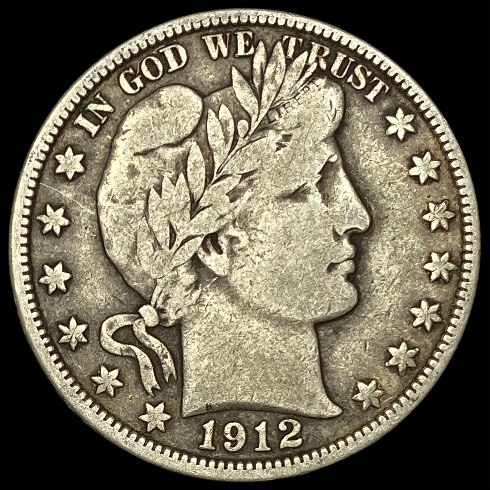 1912 Barber Half Dollar LIGHTLY CIRCULATED (1 of 2)