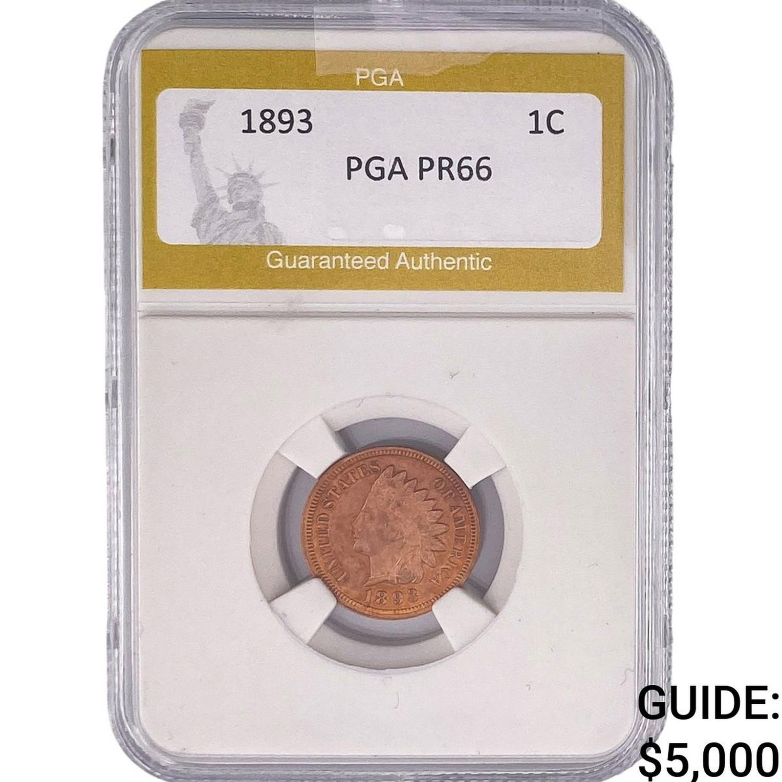 1893 Indian Head Cent PGA PR66 (1 of 2)