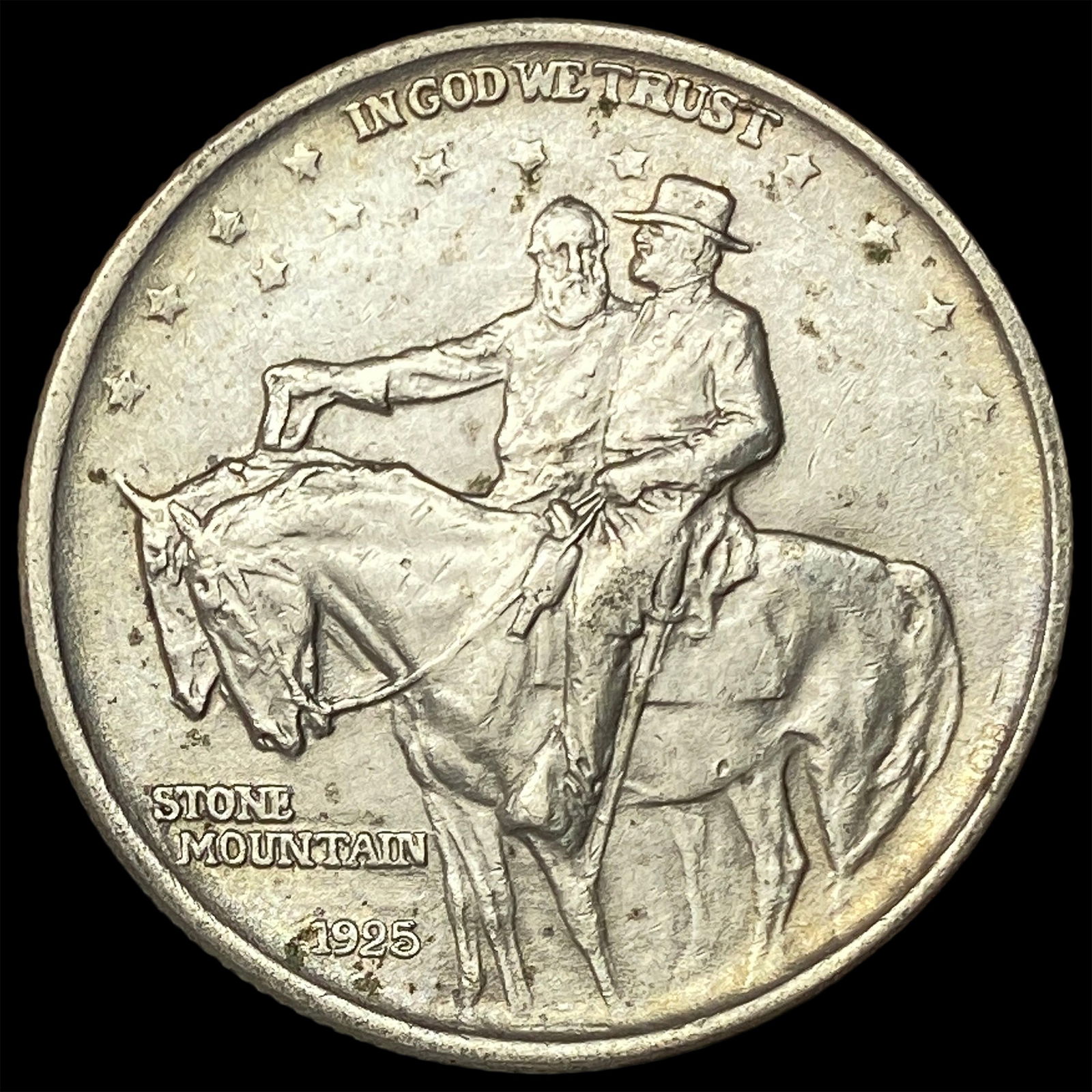 1925 Silver Stone Mountain Half Dollar HIGH GRADE: 1925 Silver Stone Mountain Half Dollar HIGH GRADE
