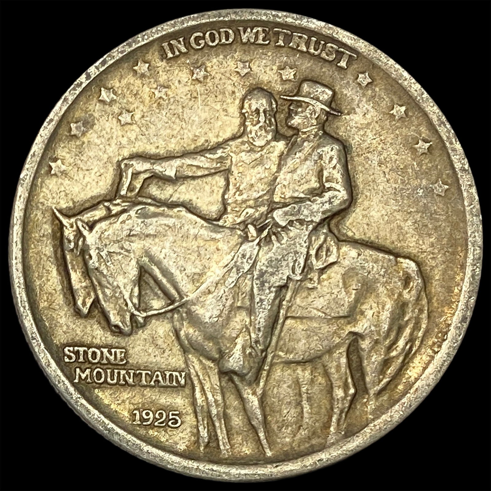 1925 Silver Stone Mountain Half Dollar HIGH GRADE: 1925 Silver Stone Mountain Half Dollar HIGH GRADE