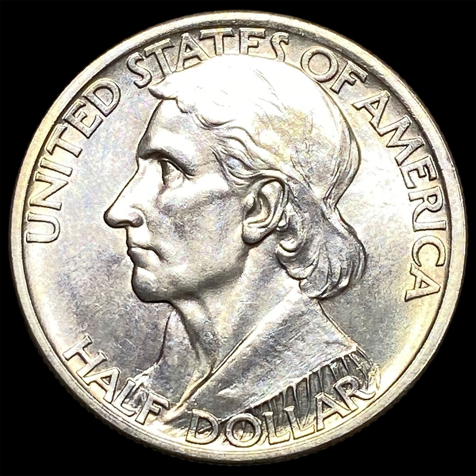 1934 Silver Half Dollar Daniel Boone Commemorative UNCIRCULATED: 1934 Silver Half Dollar Daniel Boone Commemorative UNCIRCULATED